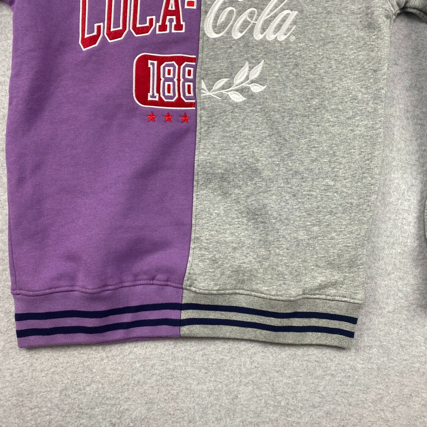 Vintage Coca-Cola x Staple Sweatshirt Mens Small Purple Gray Crewneck Embroidered Logo Size US S / EU 44-46 / 1 - 3 Thumbnail