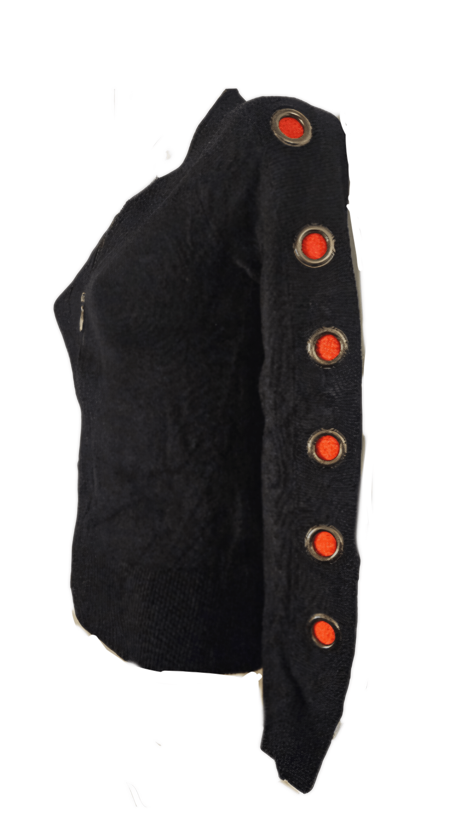 Other COUTURE RUNWAY GROMMET ZIP SWEATER 1998 Size M / US 6-8 / IT 42-44 - 2 Thumbnail
