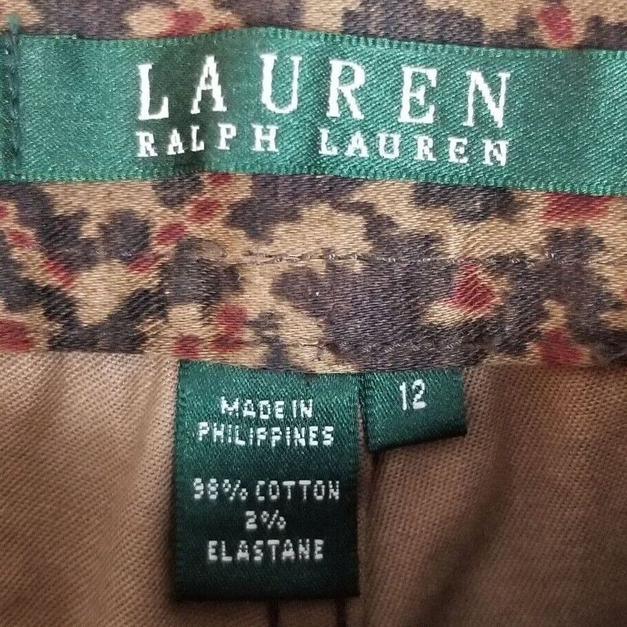 Lauren Ralph Lauren Lauren Ralph Lauren High Rise Ankle Pants 12 Brown Tapestry Size 34" / US 12 / IT 48 - 5 Thumbnail