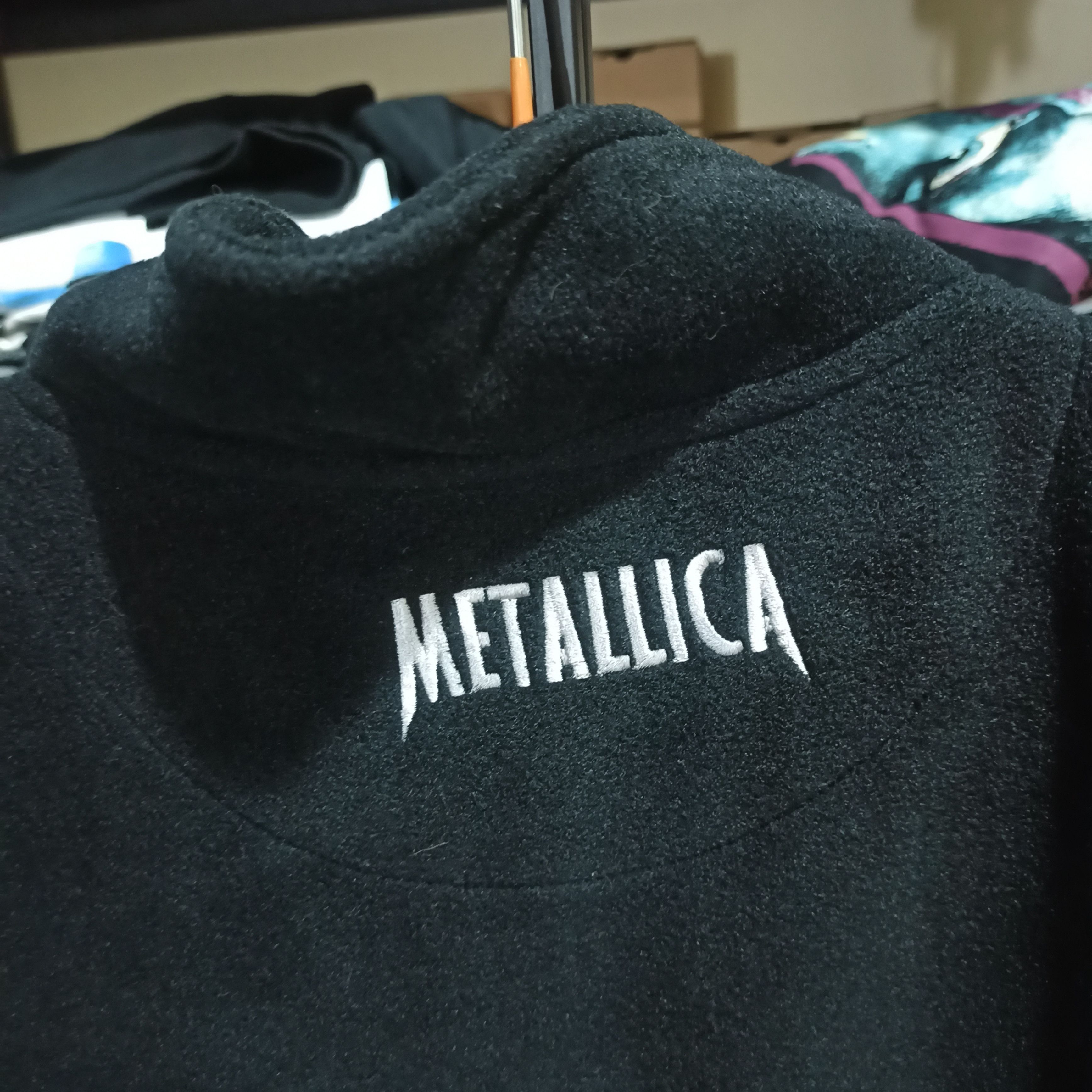 Giant × Metallica × Vintage Vintage Giant 90s Metallica Fleece vest jacket Size US XL / EU 56 / 4 - 5 Thumbnail