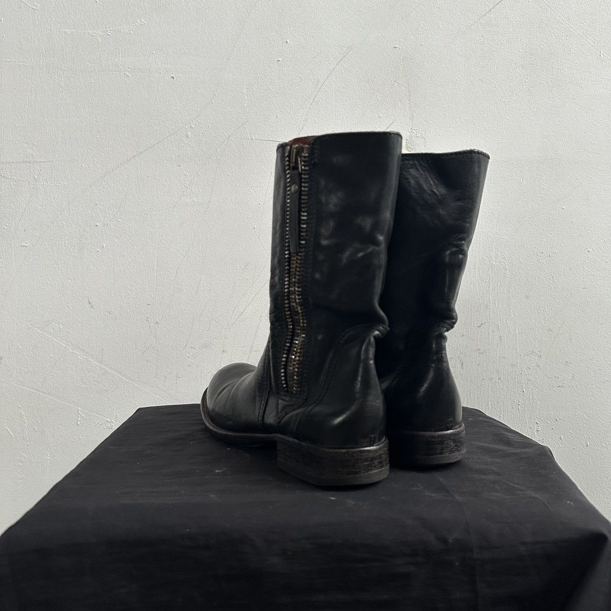 Guidi Rare MOMA Back Laces Combat Ankle Boots guidi style Size US 7 / IT 37 - 4 Thumbnail
