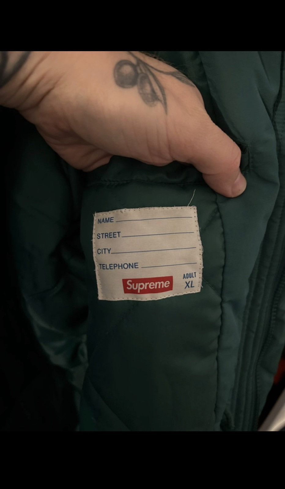 Supreme Supreme pinstripe parka green XL Size US XL / EU 56 / 4 - 4 Thumbnail