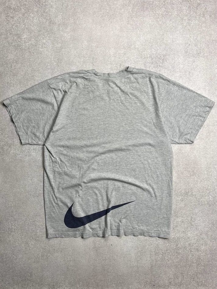 Nike × Vintage Vintage Nike Swoosh Big Logo Boxy T-shirt XL Size US XL / EU 56 / 4 - 3 Thumbnail