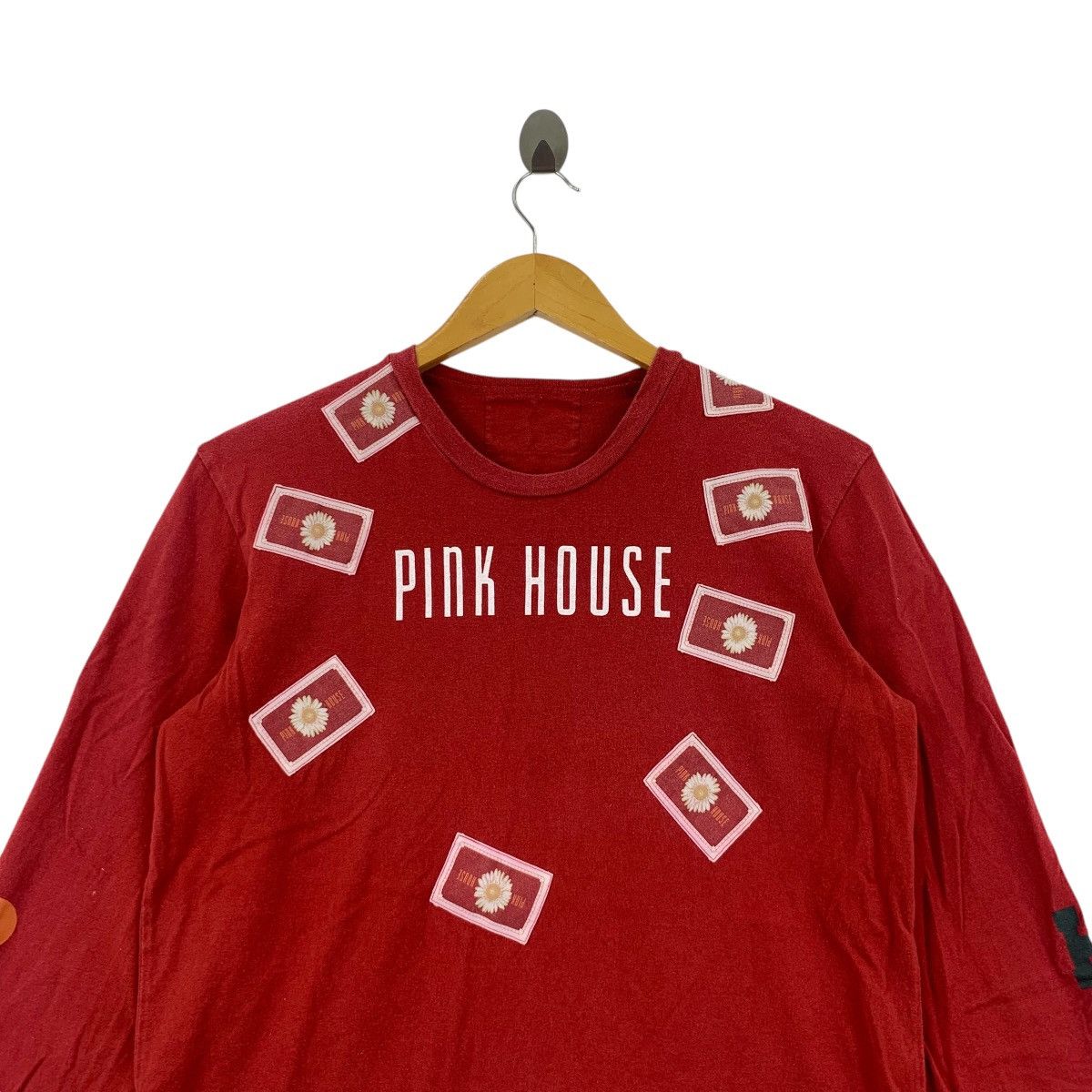 Vintage Vintage PINK MIKI HOUSE Japan Flower Floral Tee Shirt Size L / US 10 / IT 46 - 2 Thumbnail