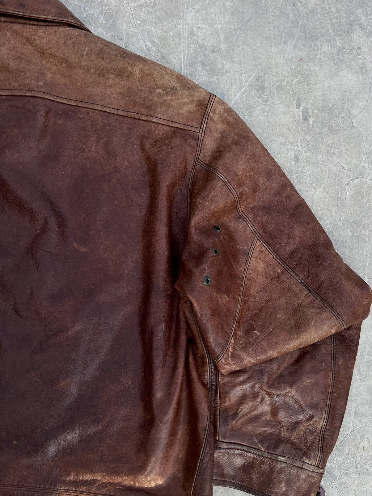 Diesel RARE VINTAGE DIESEL RR-55 IND LEATHER JACKET Size US M / EU 48-50 / 2 - 11 Thumbnail