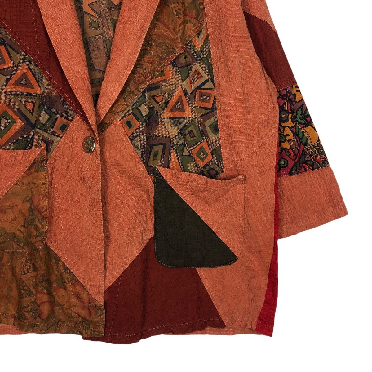 Japanese Brand × Vintage 📌Vintage Traditional Design Oversize Button Issey Miyake Size US L / EU 52-54 / 3 - 6 Thumbnail