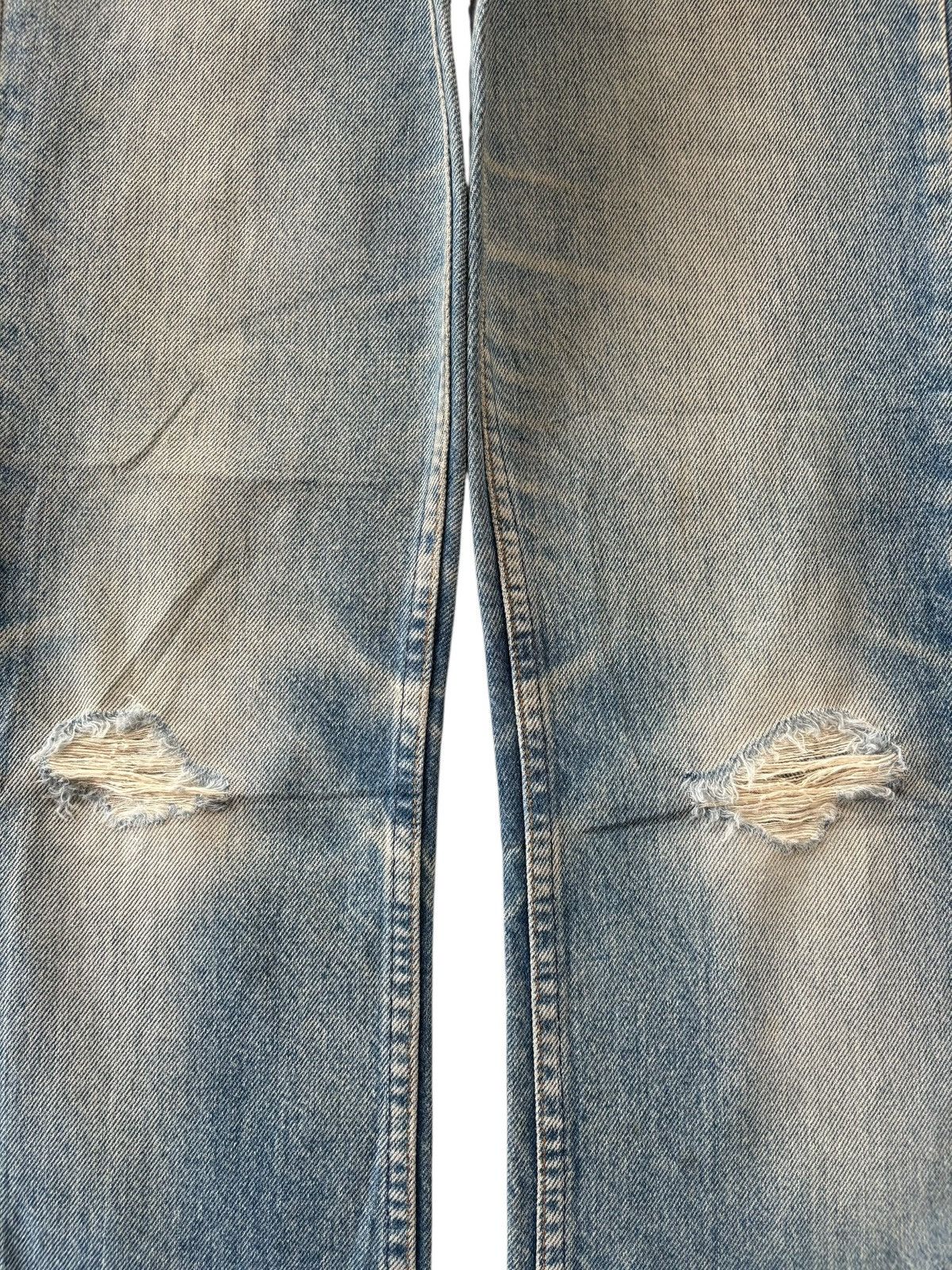 Levi's Vintage 90s Levis 517 Rusty Wash Distress Flare Jeans Size US 29 - 3 Thumbnail