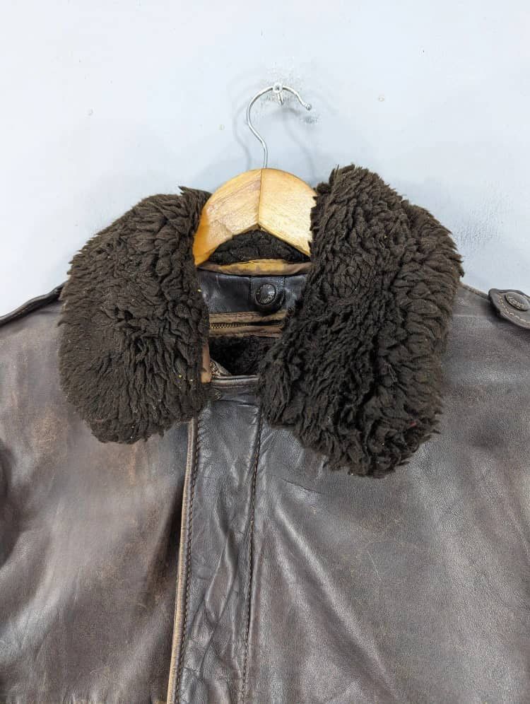 Schott 💥Offer Me💥 True Vintage SCHOTT Sherpa Bikers Truckers Jacket Size US L / EU 52-54 / 3 - 4 Thumbnail