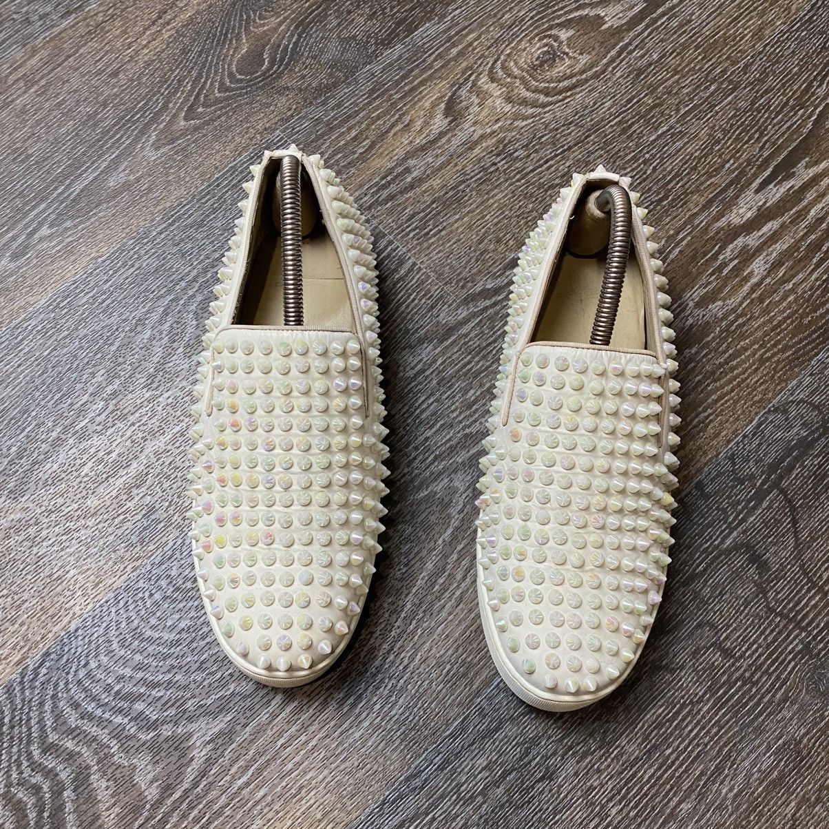 Japanese Brand Christian Louboutin Slip On Sneakers Size 38 Size US 8 / IT 38 - 2 Thumbnail