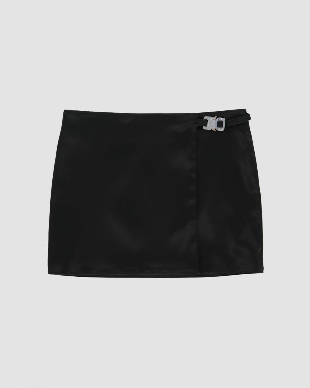 1017 ALYX 9SM o1mle1224 Buckle Nylon Stain Skirt in Black Size 26" / US 2 / IT 38 - 1 Thumbnail
