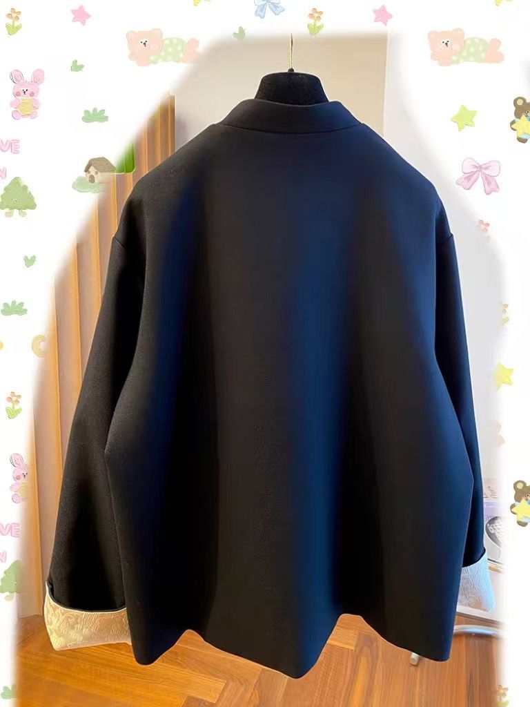 Vintage New Chinese Style Knot Button Tang Suit Jacket Size US M / EU 48-50 / 2 - 4 Thumbnail