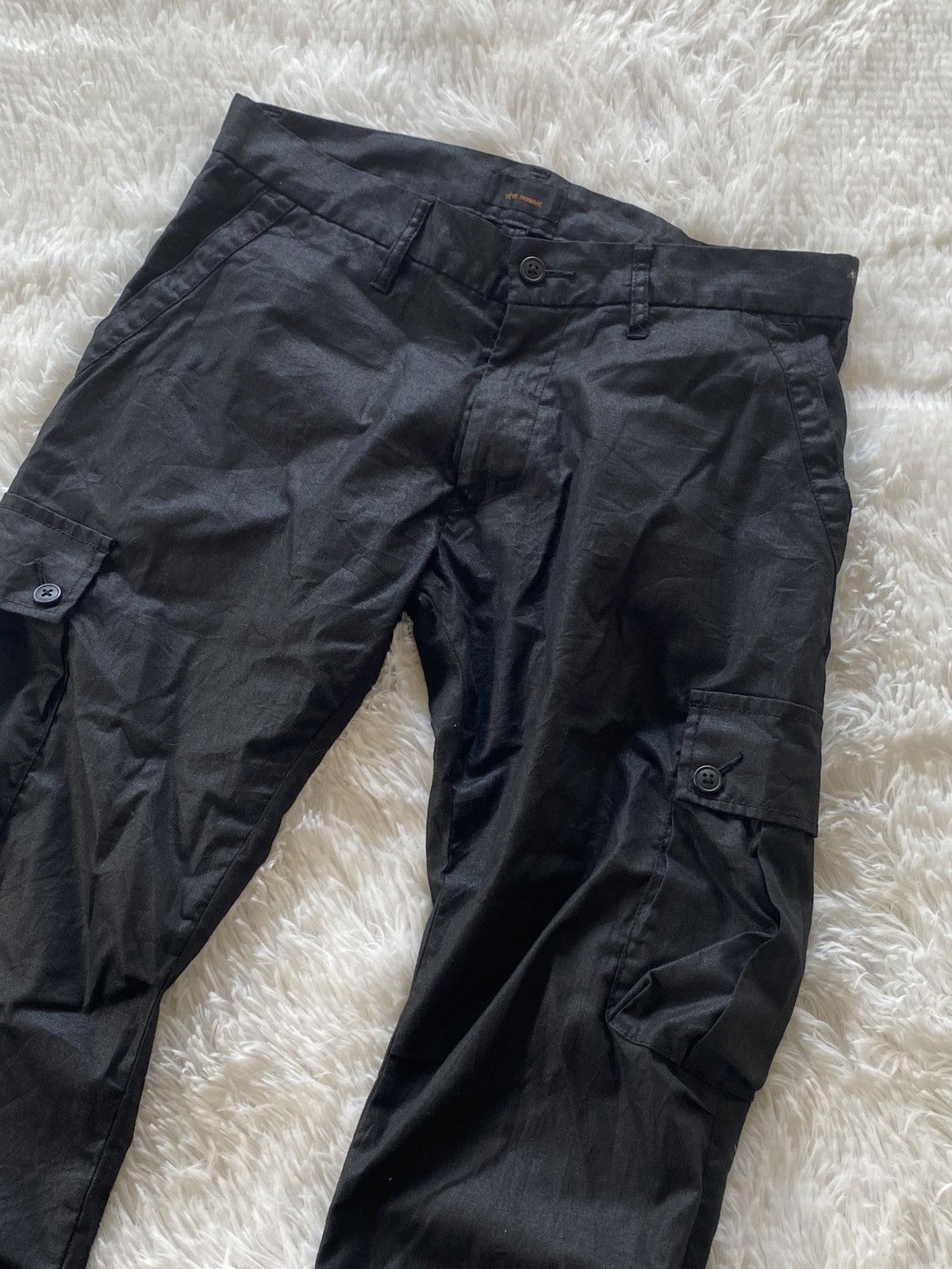 Issey Miyake 💥TETE HOMME By Issey Miyaki Cargo Pants nice design Size 30" / US 8 / IT 44 - 3 Thumbnail