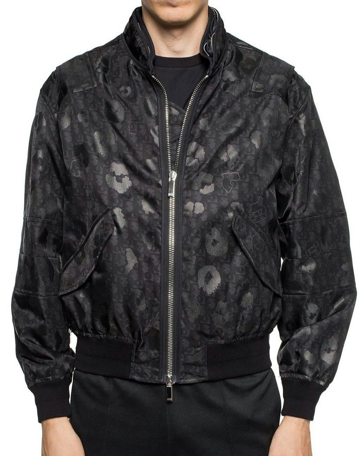 Dior DIOR men Safari Oblique Bomber Jacket Size US M / EU 48-50 / 2 - 15 Thumbnail