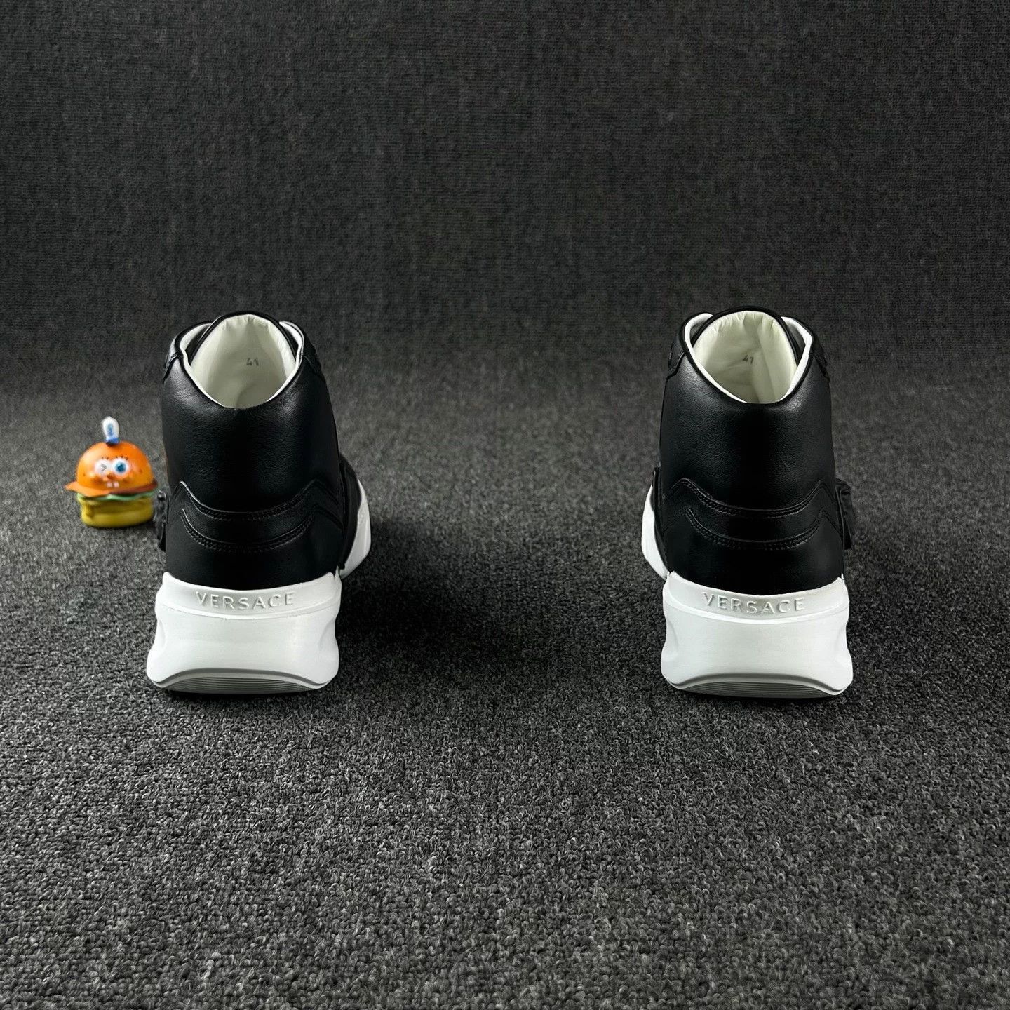 Versace Versace Medusa Black High-Top Sneakers Size US 8 / EU 41 - 5 Thumbnail