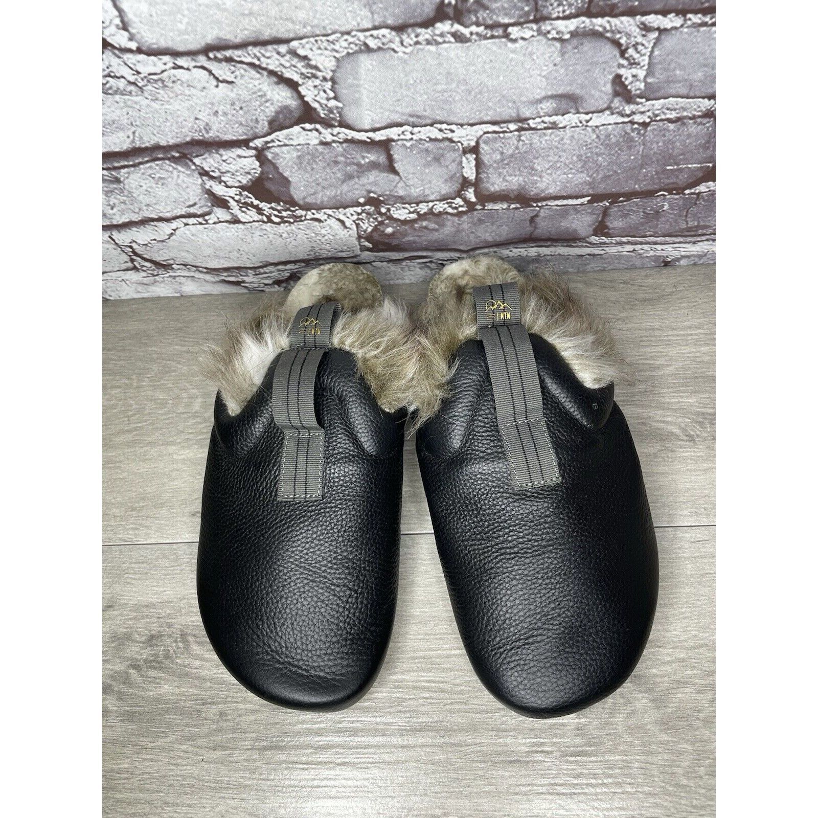 Other BANTHA Vibram Black Leather Sherpa Fur Lined Cork Mules Shoe Size US 10.5 / IT 40.5 - 11 Thumbnail