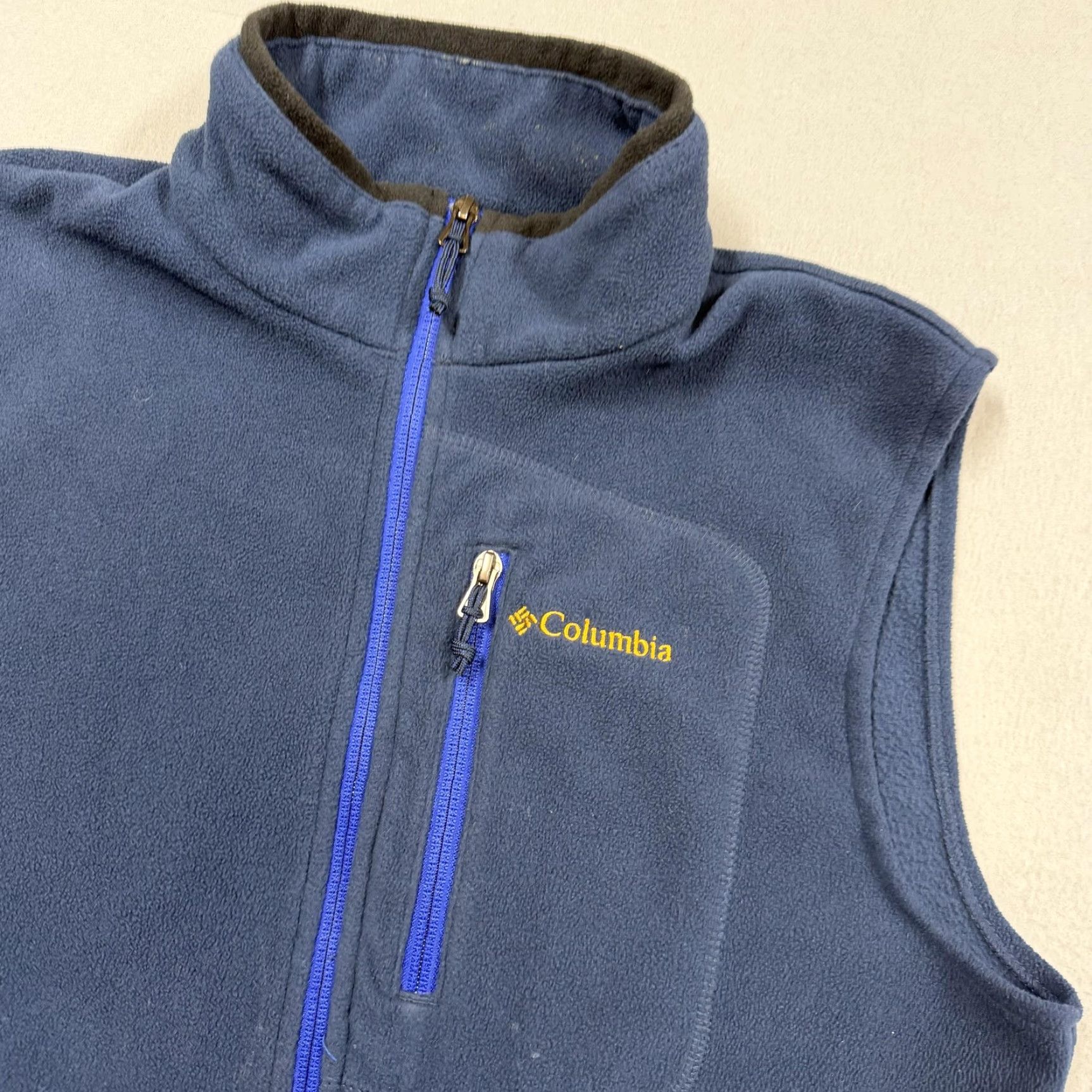 Vintage Columbia Vest Mens Medium Blue Fleece Full Zip Pockets Interchange Hiking Size US M / EU 48-50 / 2 - 2 Thumbnail