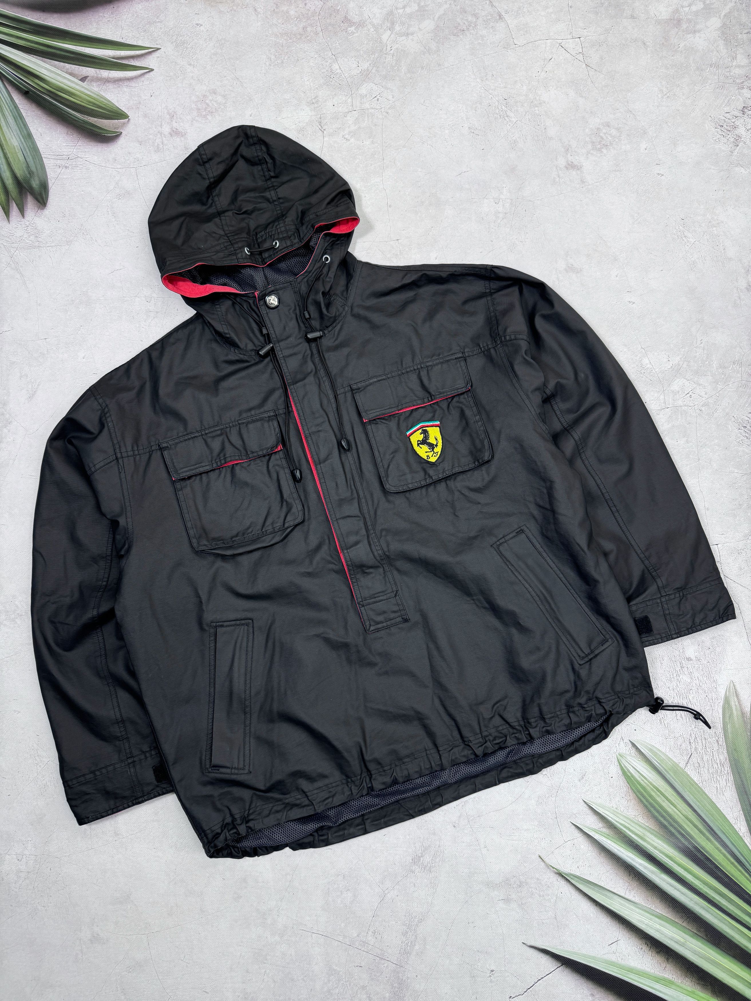 Ferrari × Formula 1 × Vintage Vintage Ferrari Racing Jacket Anorak 3/4 zip Size US XL / EU 56 / 4 - 1 Thumbnail