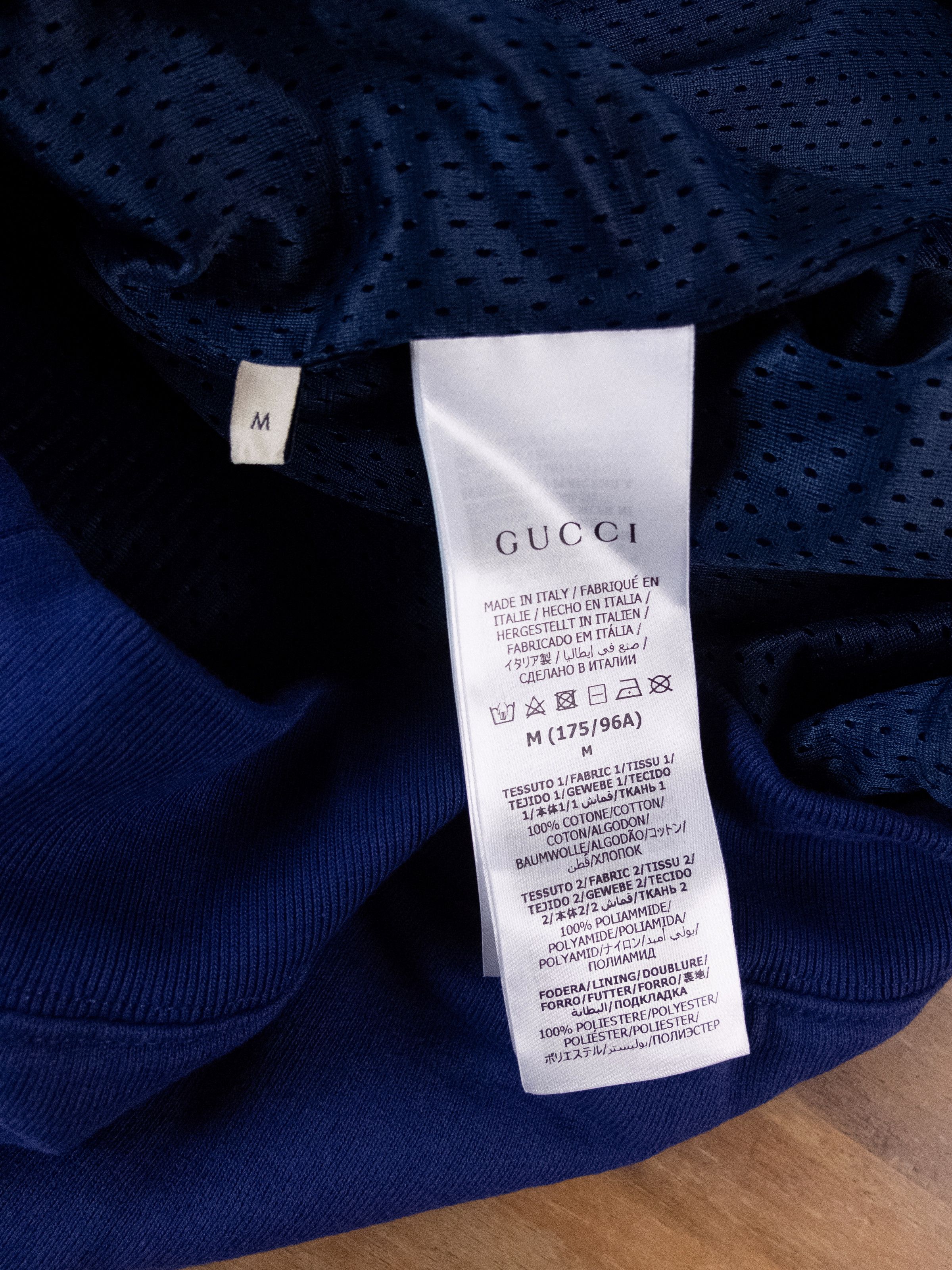Gucci × The North Face GUCCI x THE NORTH FACE blue red logo print zip jacket Medium Size US M / EU 48-50 / 2 - 9 Thumbnail