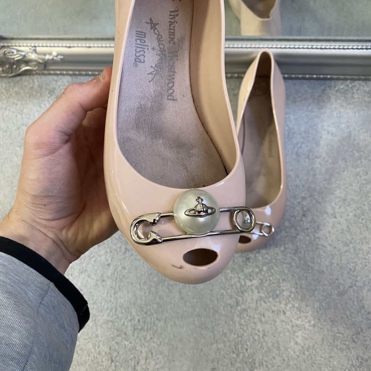 Melissa × Vivienne Westwood Vivienne Westwood Melissa Ballet Flats Size US 7 / IT 37 - 3 Thumbnail