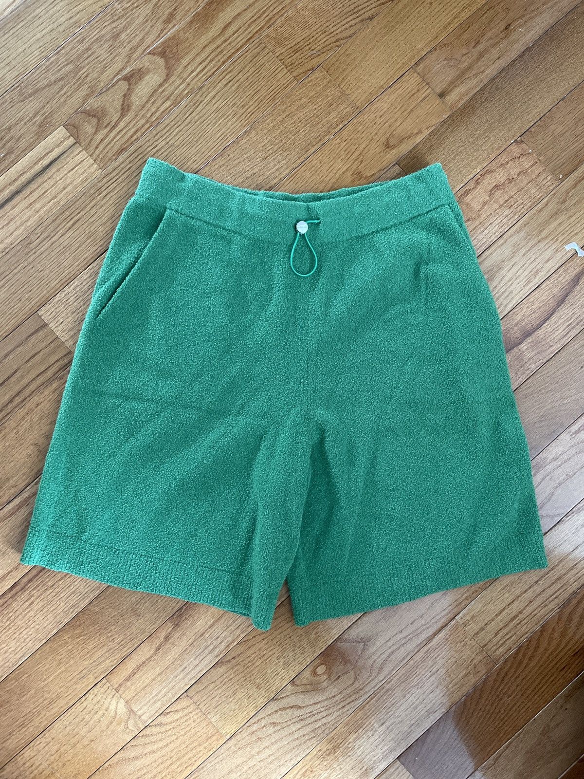 image of Helmut Lang - Terrycloth Short in Kelly Green, Men's (Size 32)