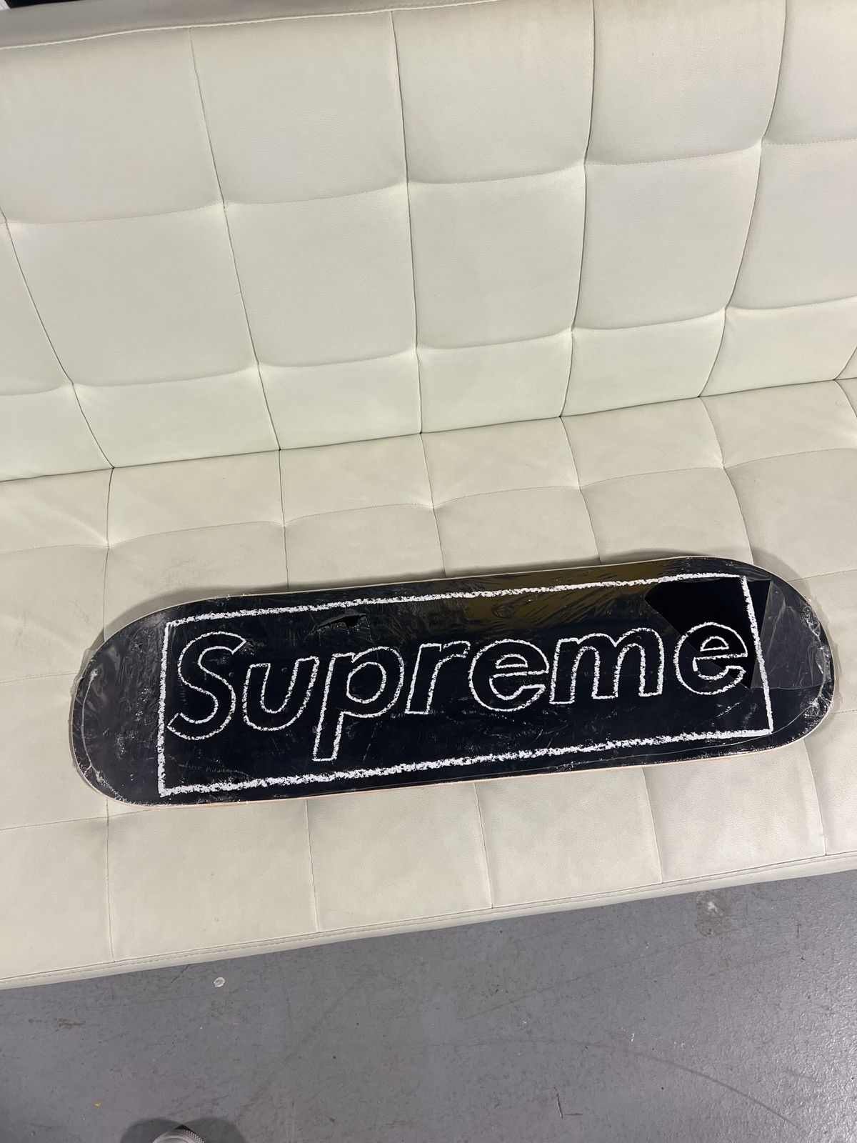 image of Supreme X Kaws Skateboard in Black, Men's