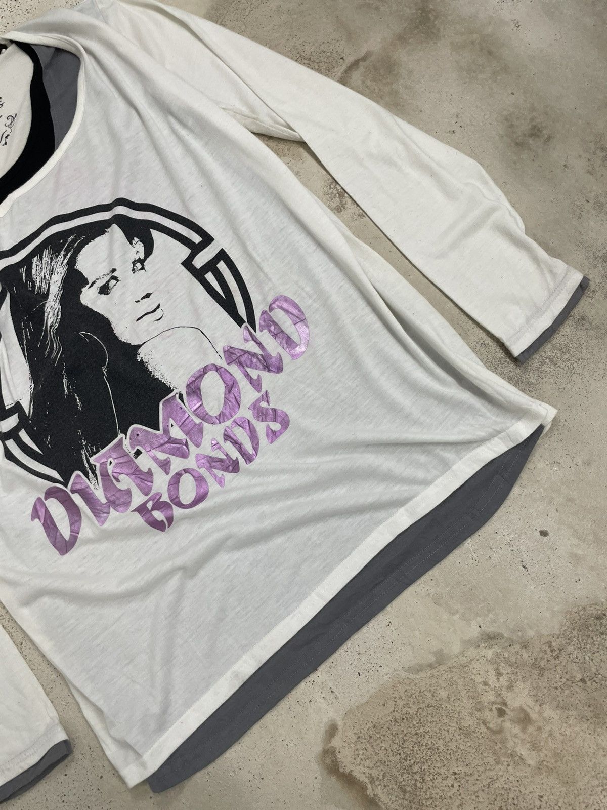 Hysteric Glamour Defect Aethetic Sence Layered Potrait Girl Y2K Diamond Bonds Size US M / EU 48-50 / 2 - 5 Thumbnail