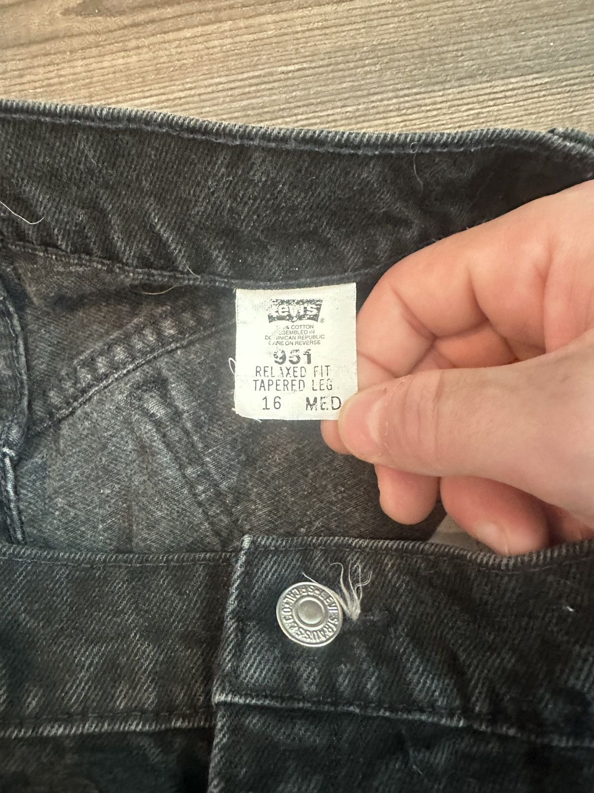 Levi's Vintage Clothing Vintage 1996 Orange Tab 951 Levi’s Relaxed Fit Denim Jeans Size US 32 / EU 48 - 5 Thumbnail