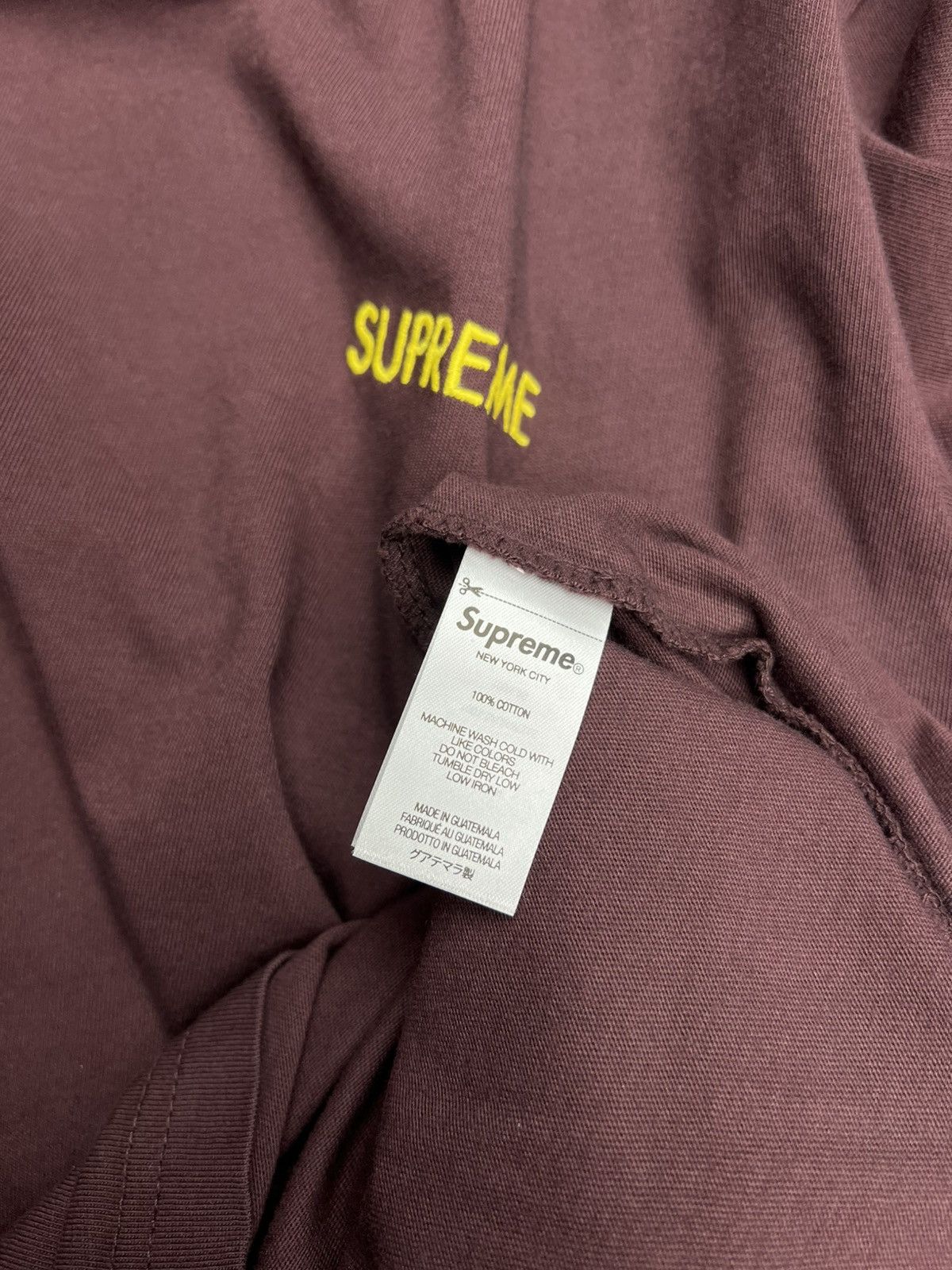 Supreme Supreme Washed Capital T-Shirt Size US S / EU 44-46 / 1 - 4 Thumbnail