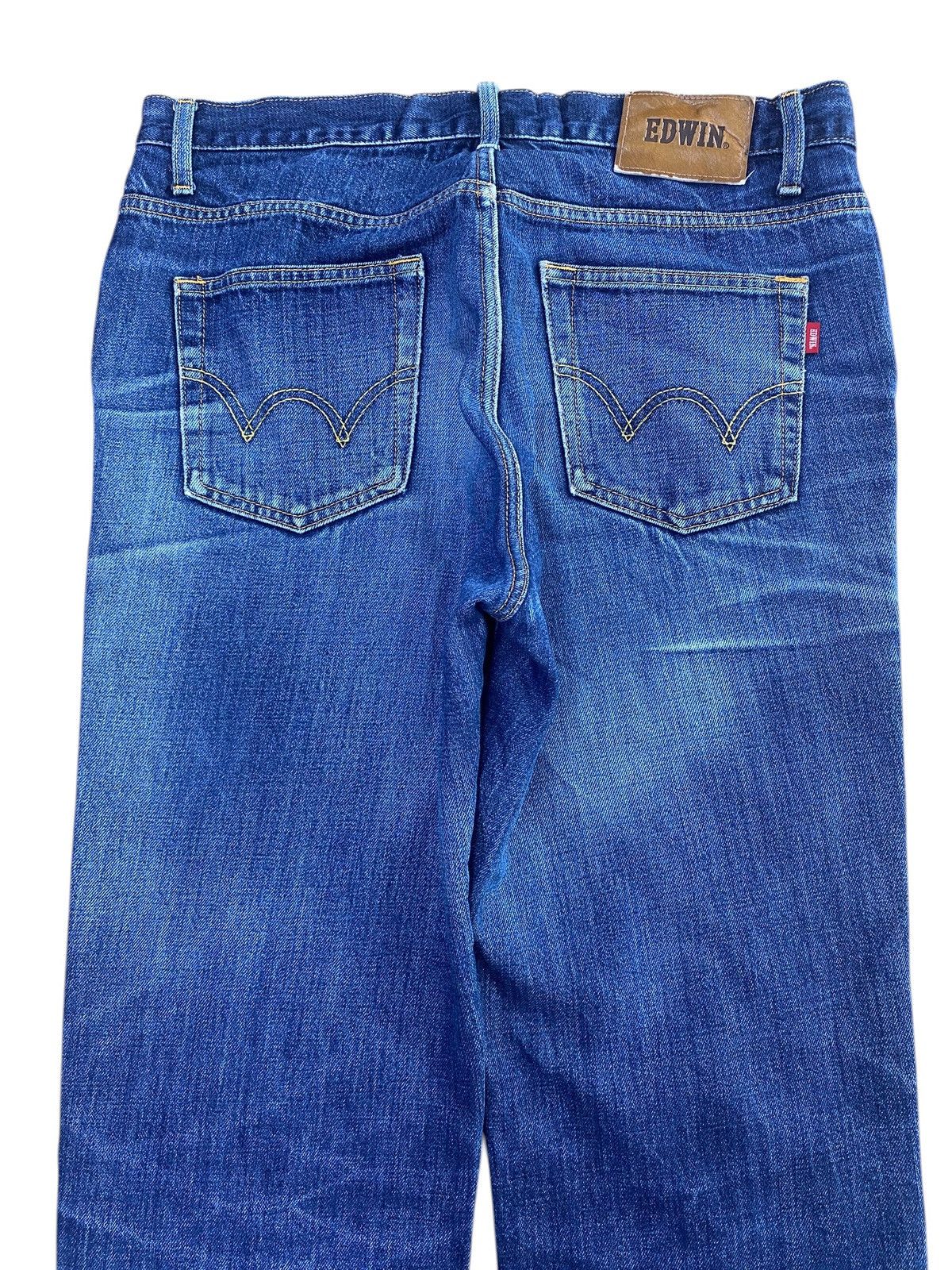 Edwin Edwin Whiskers Blue Wash Style Relaxed Fit Jeans Size US 34 / EU 50 - 4 Thumbnail
