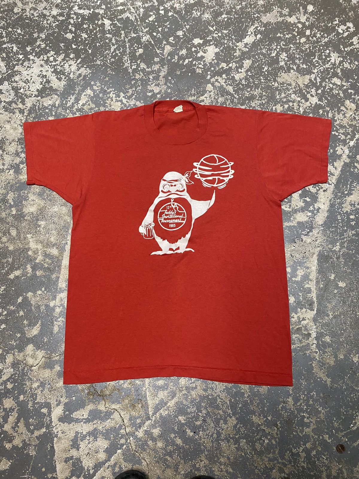 Budweiser × Vintage Vintage Budweiser Bud Beer Teddys Tournament 80s Tshirt Size US XL / EU 56 / 4 - 4 Thumbnail