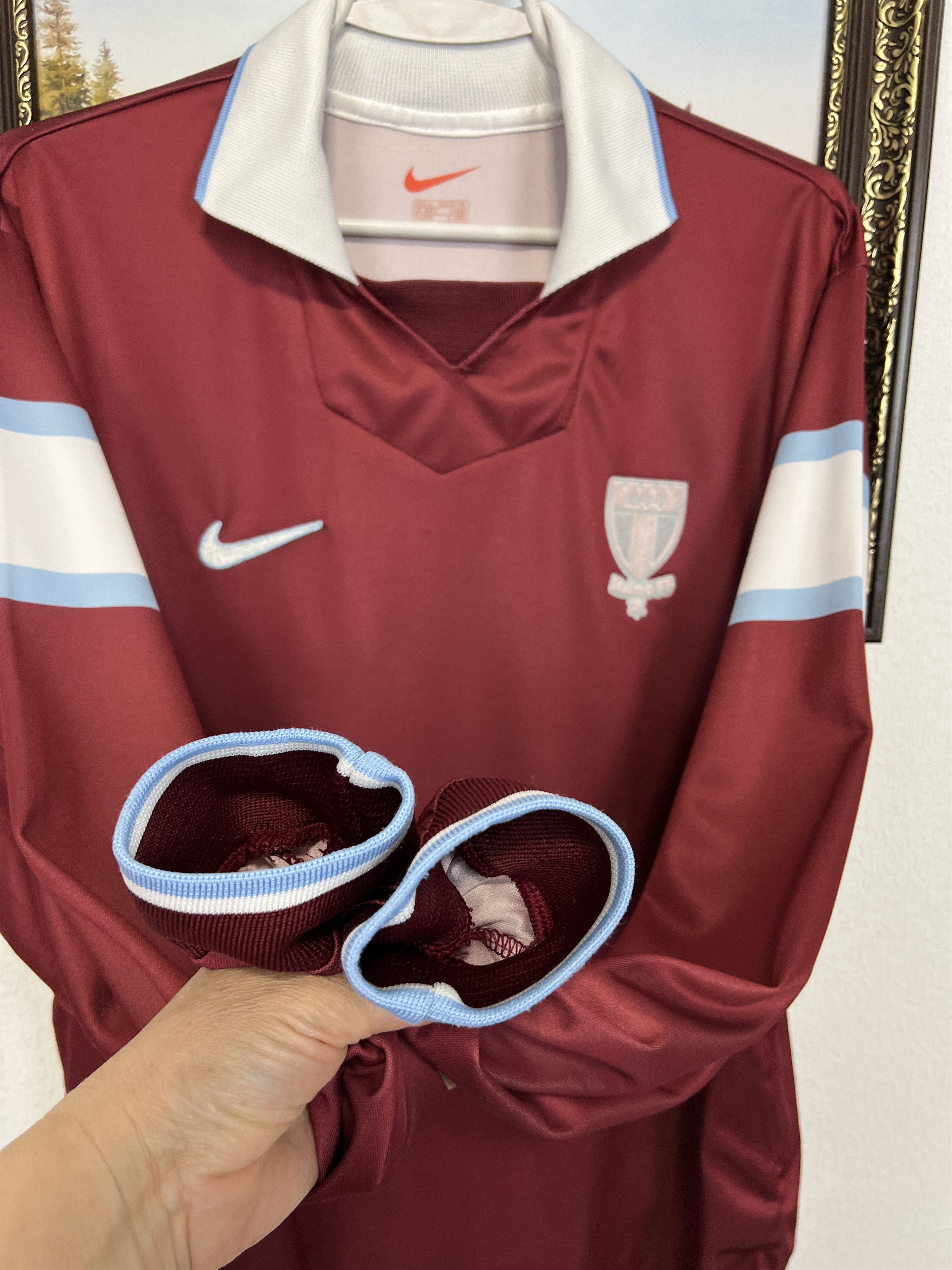 Nike Malmo Away football shirt Soccer Long Sleeve Jersey Trikot Size US M / EU 48-50 / 2 - 5 Thumbnail