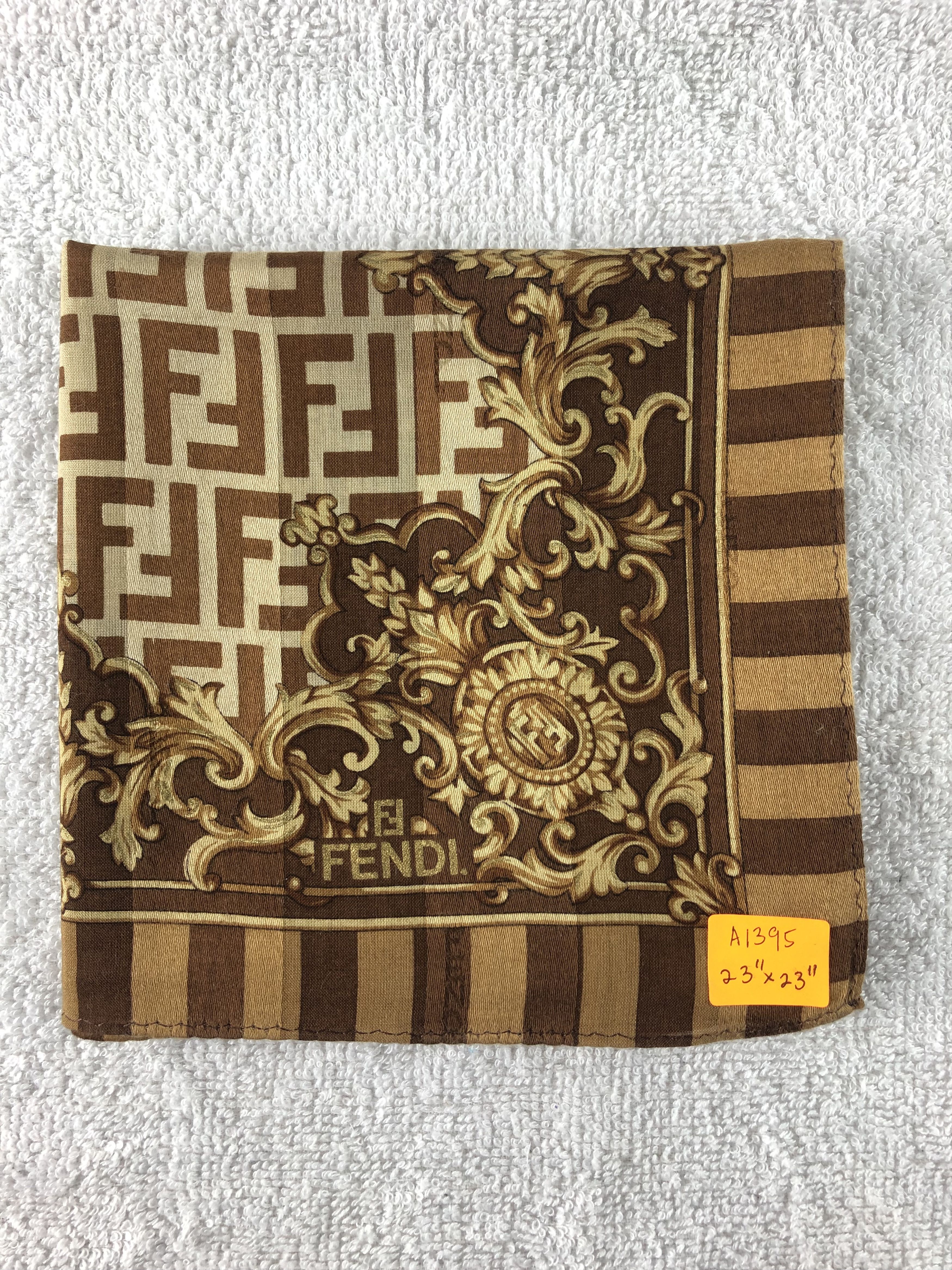Vintage Fendi Bandana / Handkerchief / Neckerchief A1395 Size ONE SIZE - 7 Thumbnail
