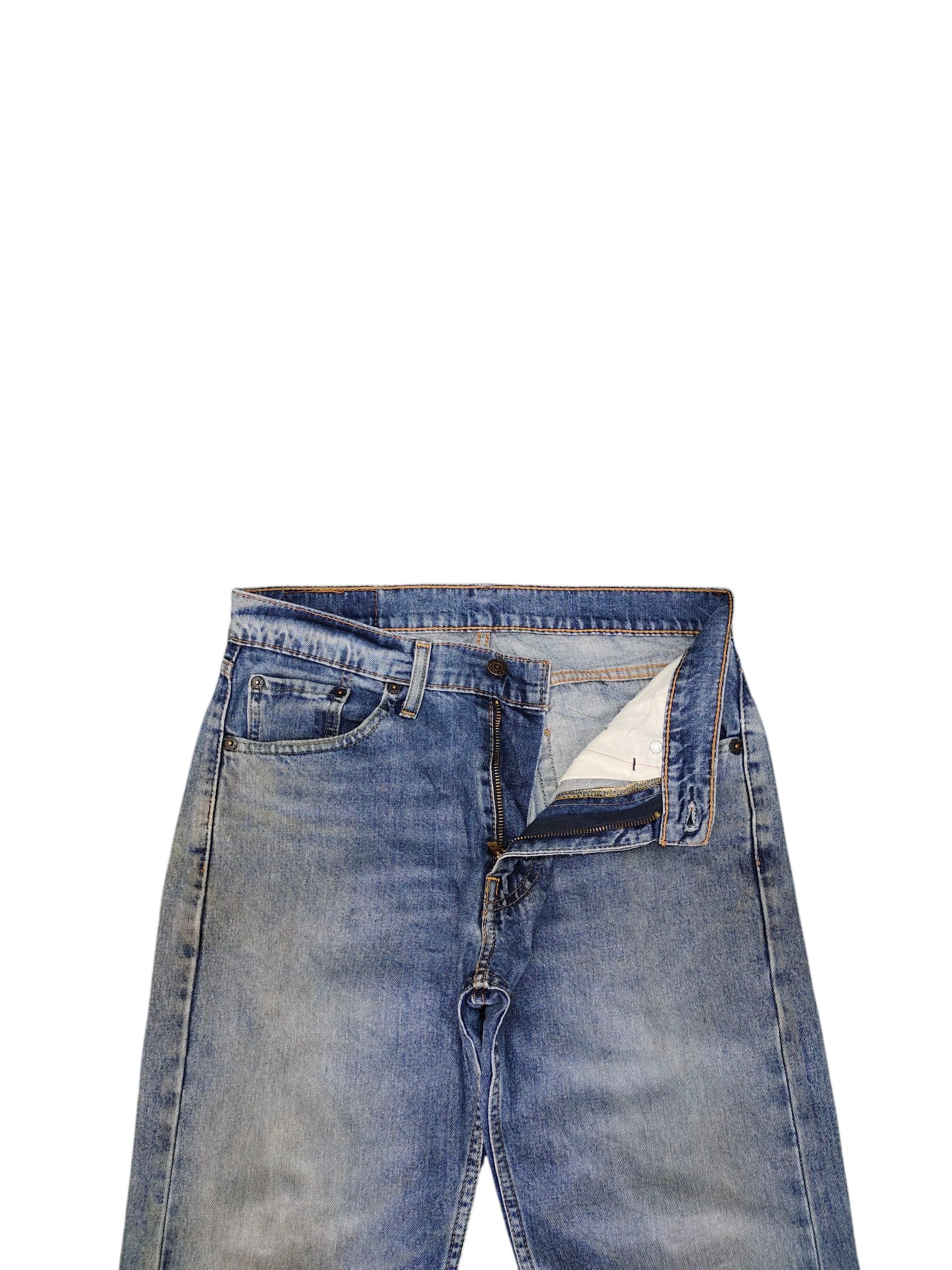 Levi's Vintage Clothing Vintage Levis 505 Clawmark Distress Sand Wash Denim Jeans Size US 30 / EU 46 - 7 Thumbnail