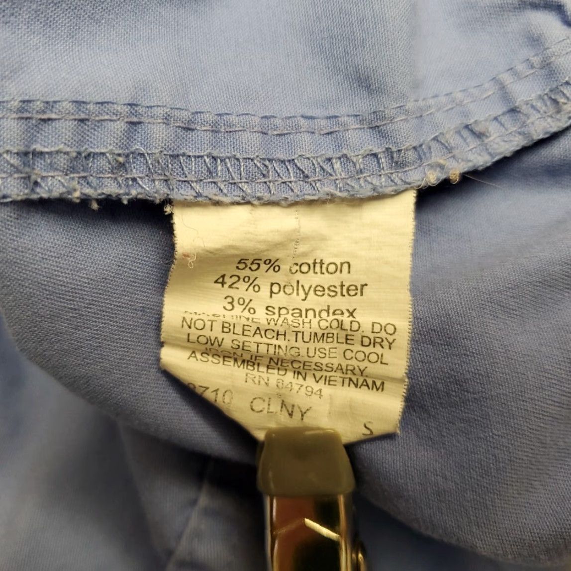 Vintage Med Couture Scrubs Pants Unisex Adult Small Blue Cargo Med Tech CNA Assisted Living Size US 31 - 4 Thumbnail