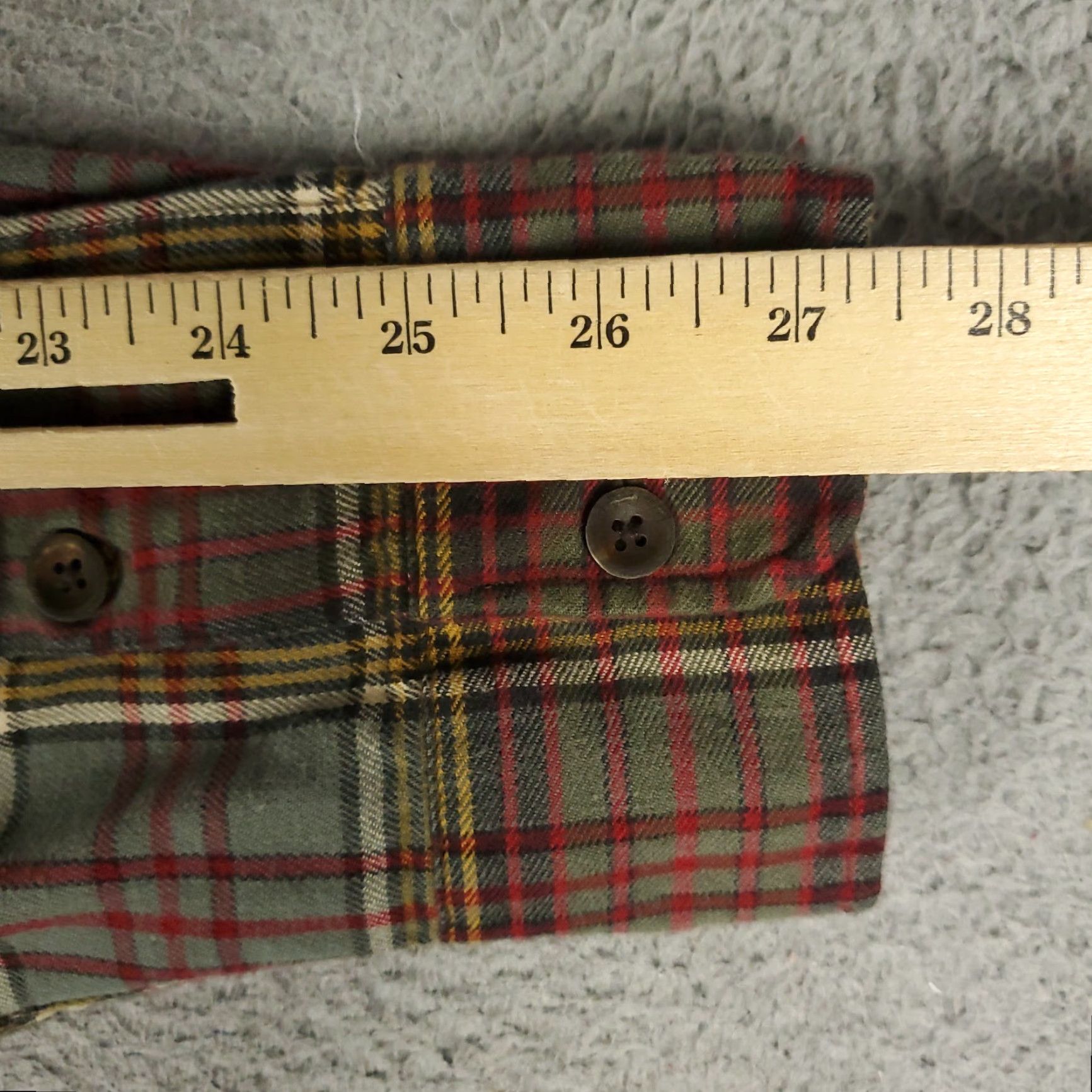Ralph Lauren Ralph Lauren Shirt Mens XLT Brown Plaid Flannel 2 Pocket Buttons Long Sleeve Size US XL / EU 56 / 4 - 6 Thumbnail