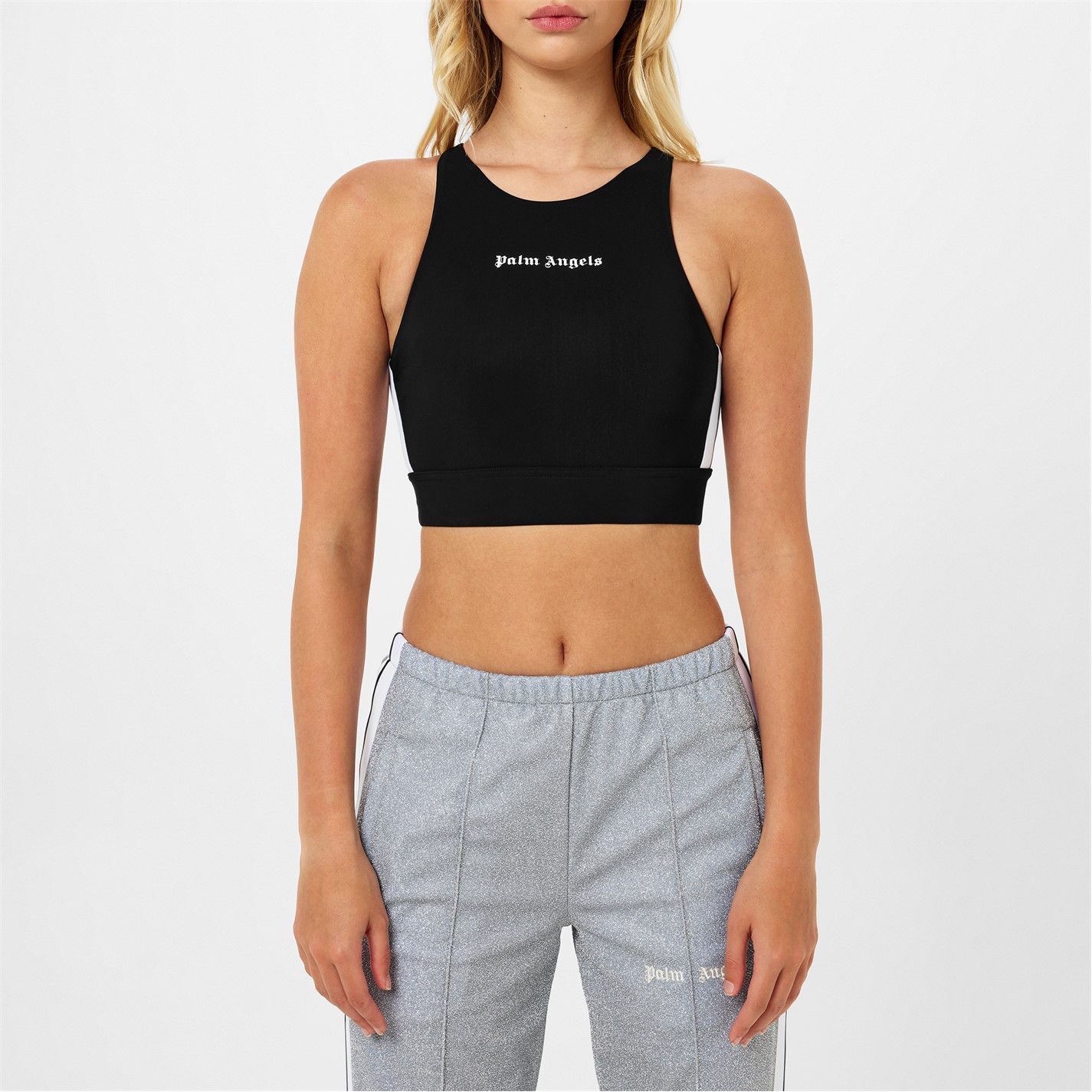Palm Angels o1g2r1mq0325 Crop Top in Black Size XXS / US 00 / IT 34 - 3 Thumbnail
