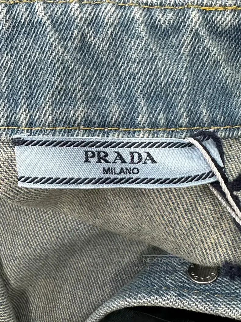 Prada Prada Blue classic triangle pocket short-sleeved jacket Size XS / US 0-2 / IT 36-38 - 3 Thumbnail