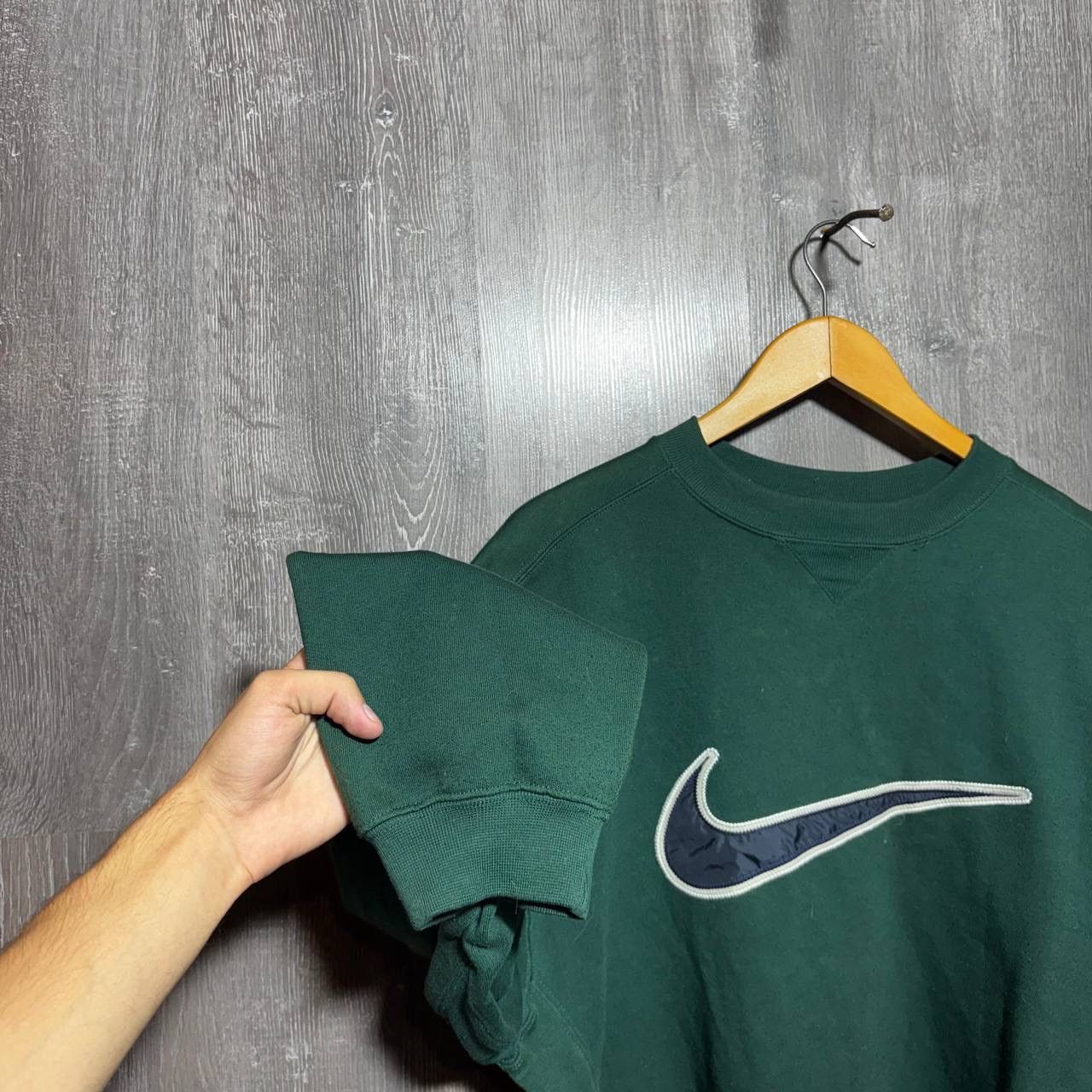 Nike Rare! Nike Vintage Sweatshirt 90s Swoosh Size US XL / EU 56 / 4 - 5 Thumbnail