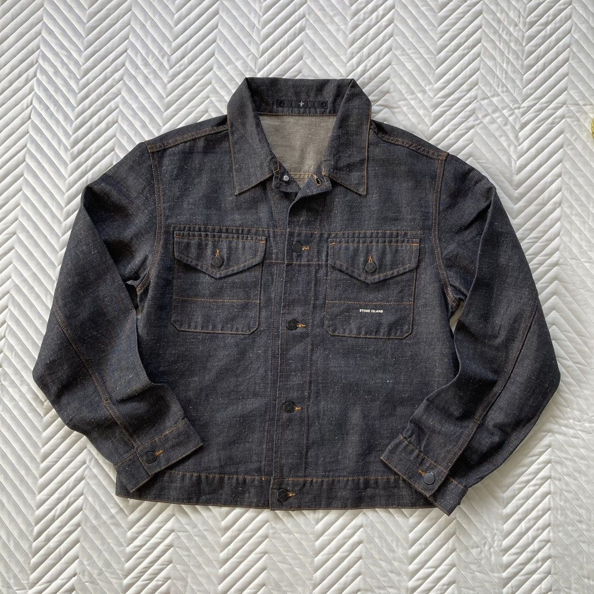 Stone Island Stone Island Denim Trucker Jacket | Grailed