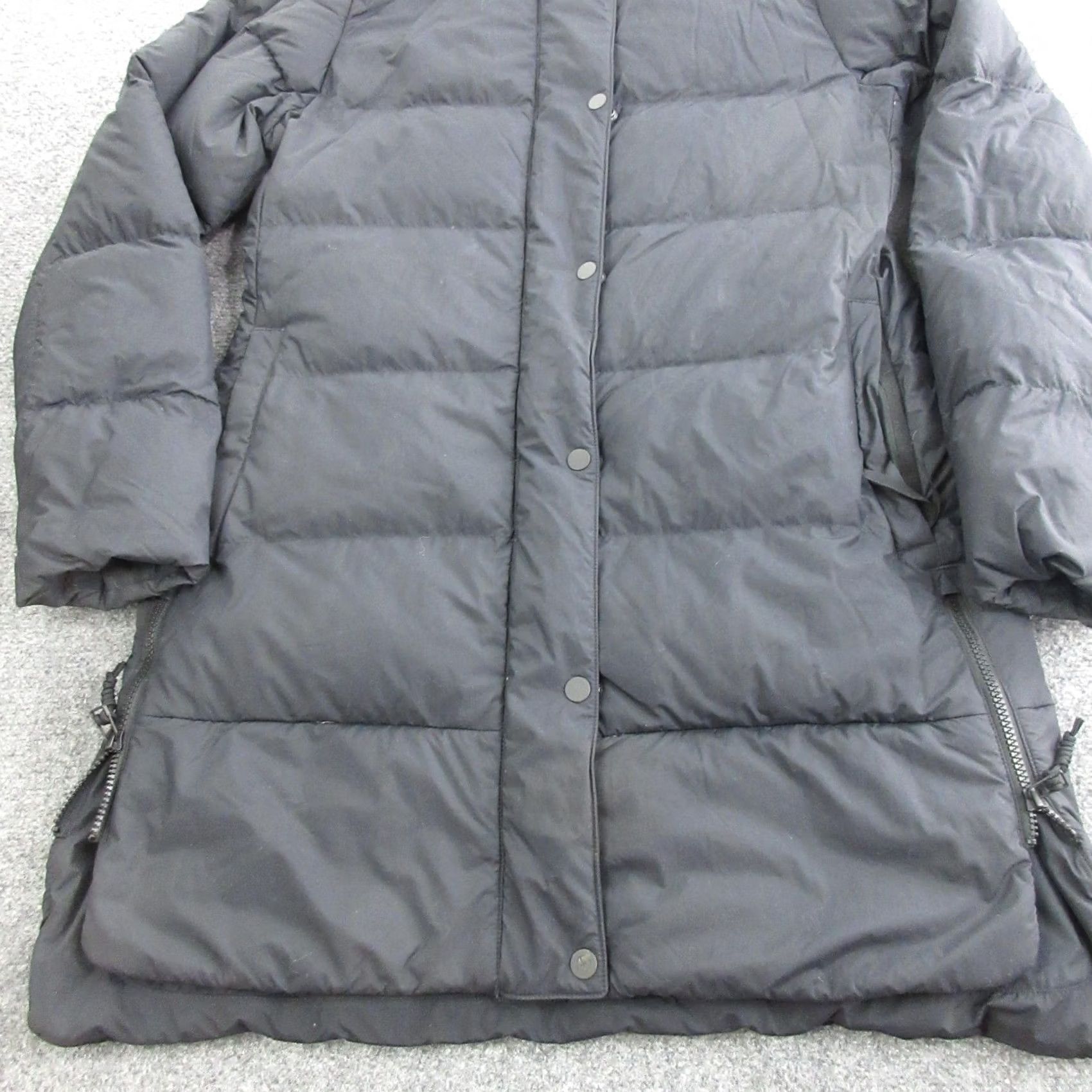 Vintage REI Co-op Coat Womens Small Black Down Puffer Hooded Long Parka Full Zip Warm Size S / US 4 / IT 40 - 3 Thumbnail