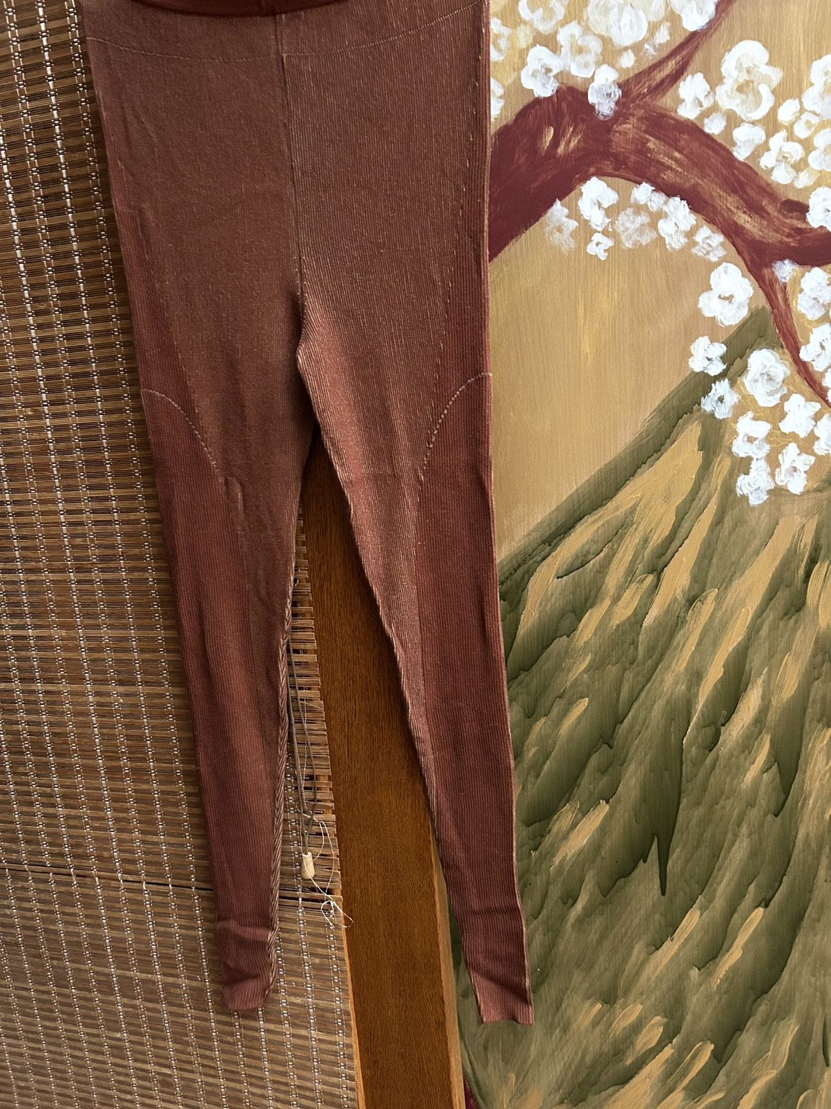 Jacquemus Jacquemus Le Legging Arancia Knit Leggings In Camel Brown Size 30" / US 8 / IT 44 - 7 Thumbnail
