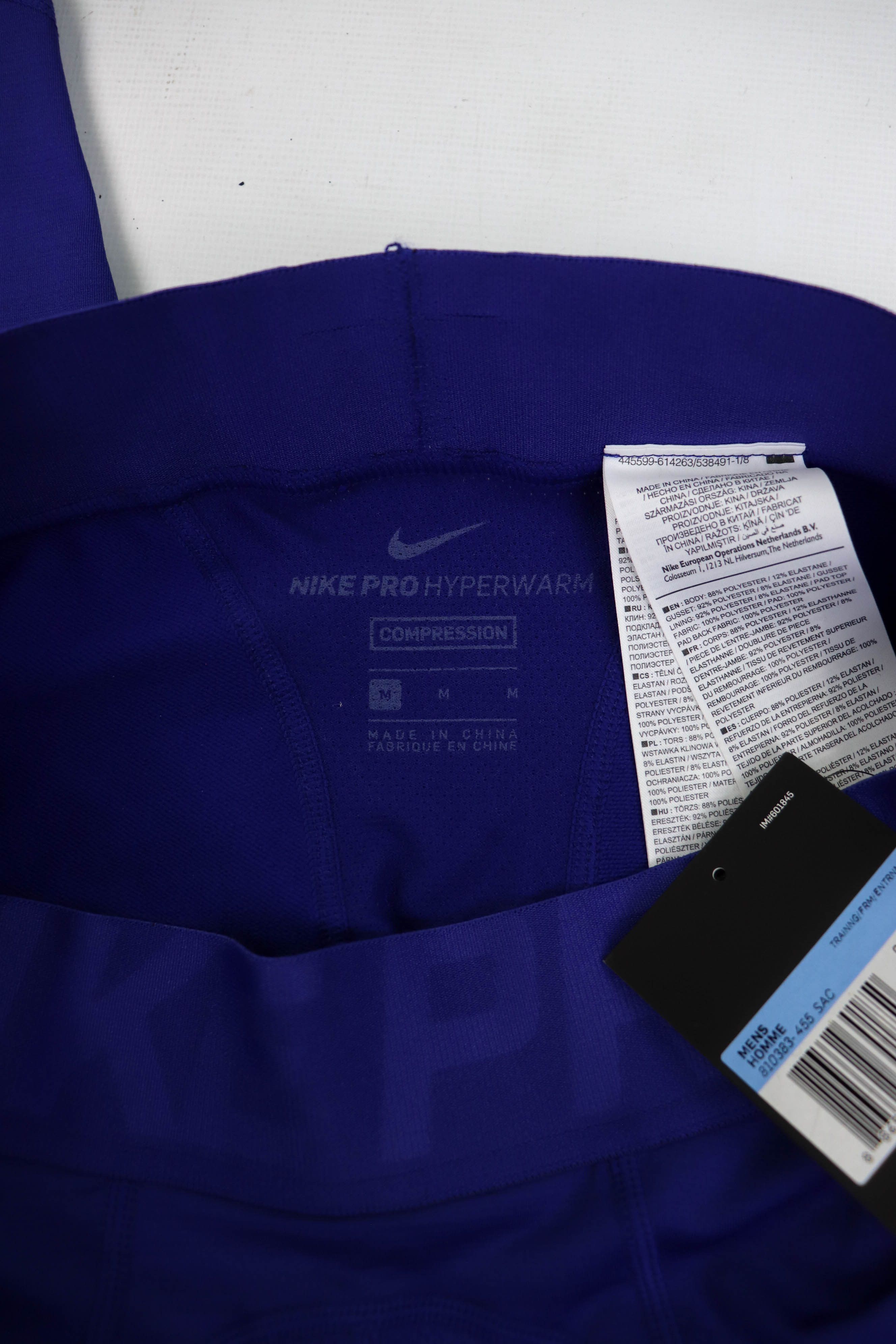 Nike Nike Pro HYPER WARM Compression Men’s Sport Leggins Pants Size US 32 / EU 48 - 10 Thumbnail