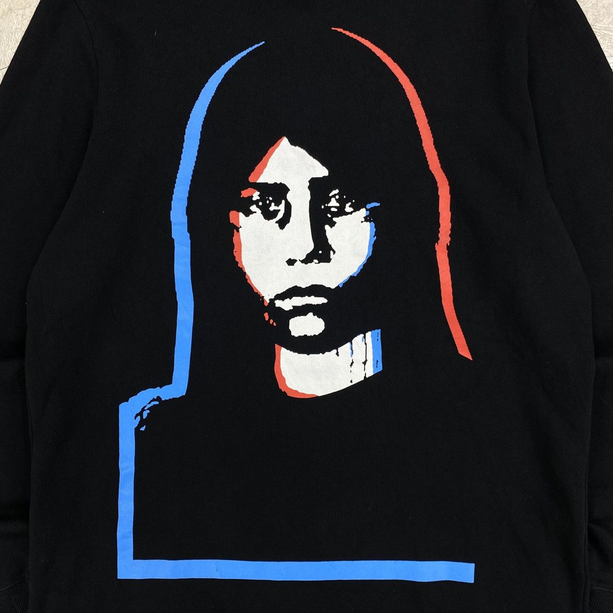 Givenchy AW17 Riccardo Tisci Abstract Girl Hoodie Size US S / EU 44-46 / 1 - 2 Thumbnail