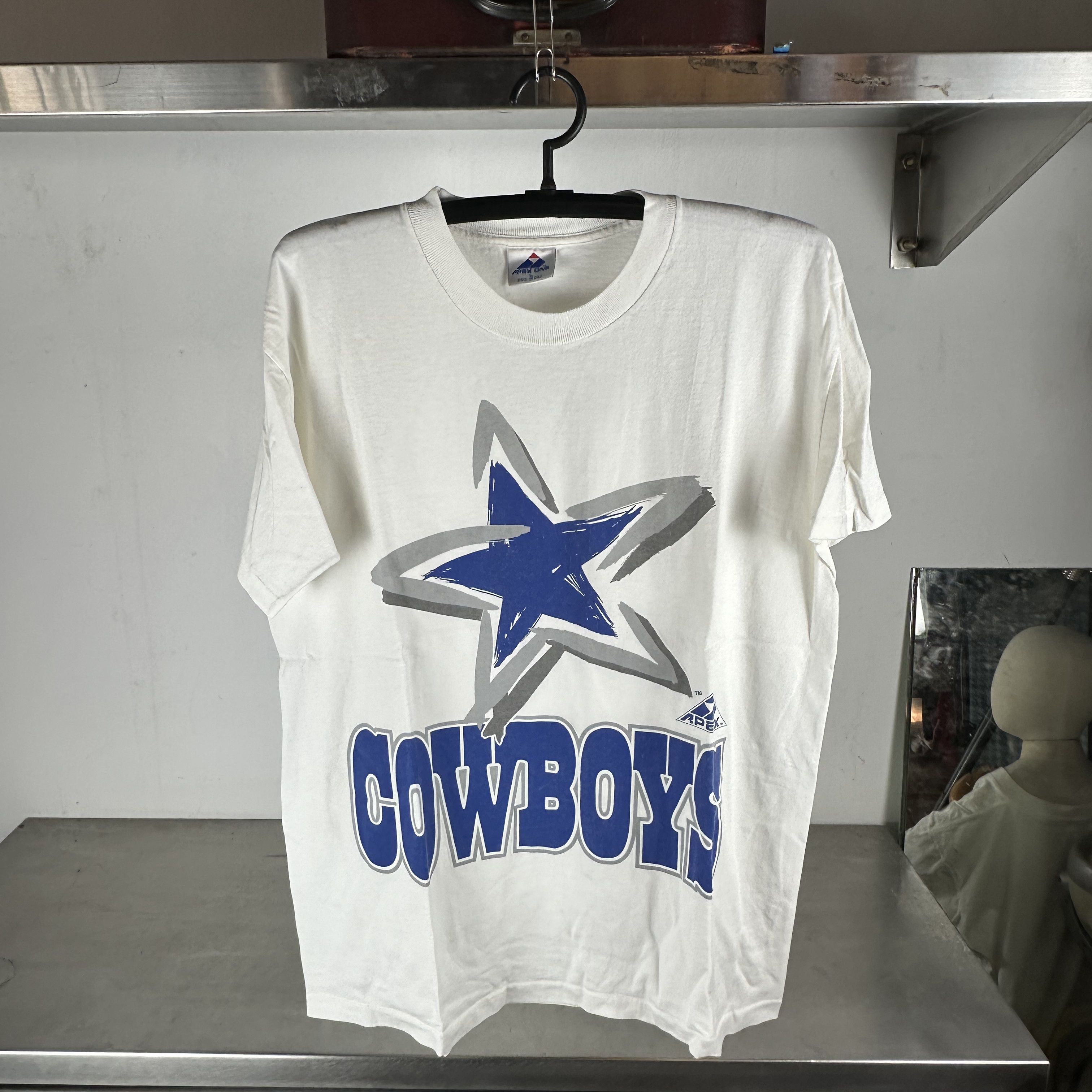 Vintage Vintage 90s Dallas Cowboys Double Sided NFL T-shirt Size US L / EU 52-54 / 3 - 1 Thumbnail