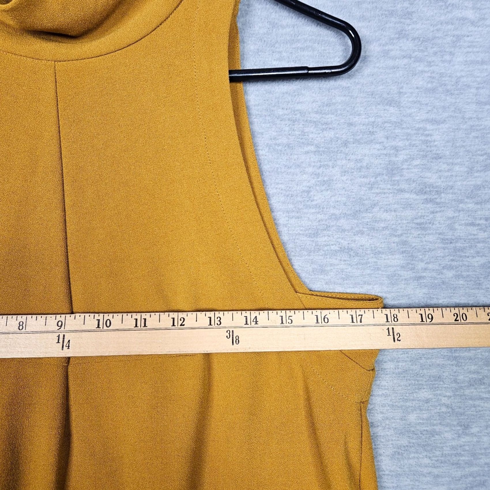 Free People Free People Mini Dress Sleeveless XS Yellow Mock Neck Casual Womens (Colorful) 90s? Size XS / US 0-2 / IT 36-38 - 7 Thumbnail