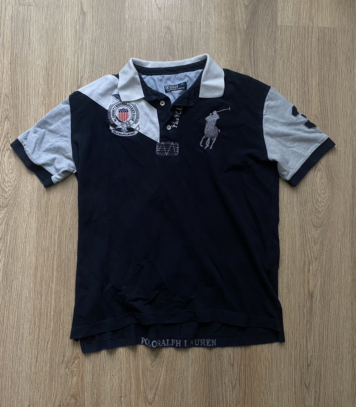 Vintage 90’s Ralph Lauren long sleeves graphic tee