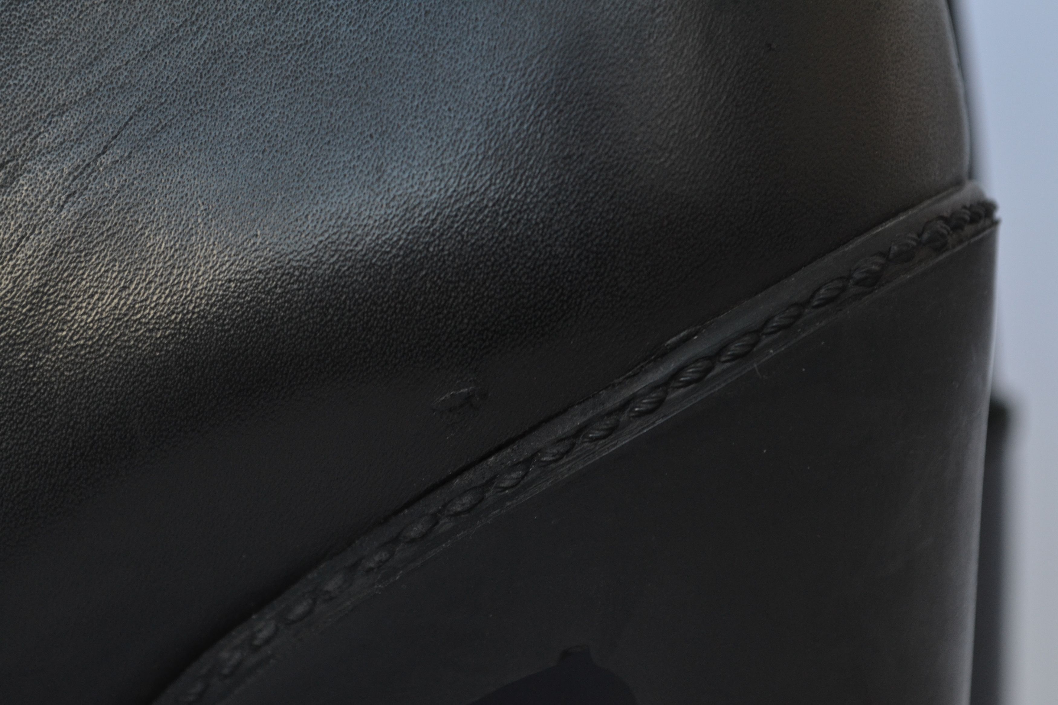 Dior DIOR Heels Boots Black Leather Logo Tall Shoes Size 39 Size US 9 / IT 39 - 10 Thumbnail