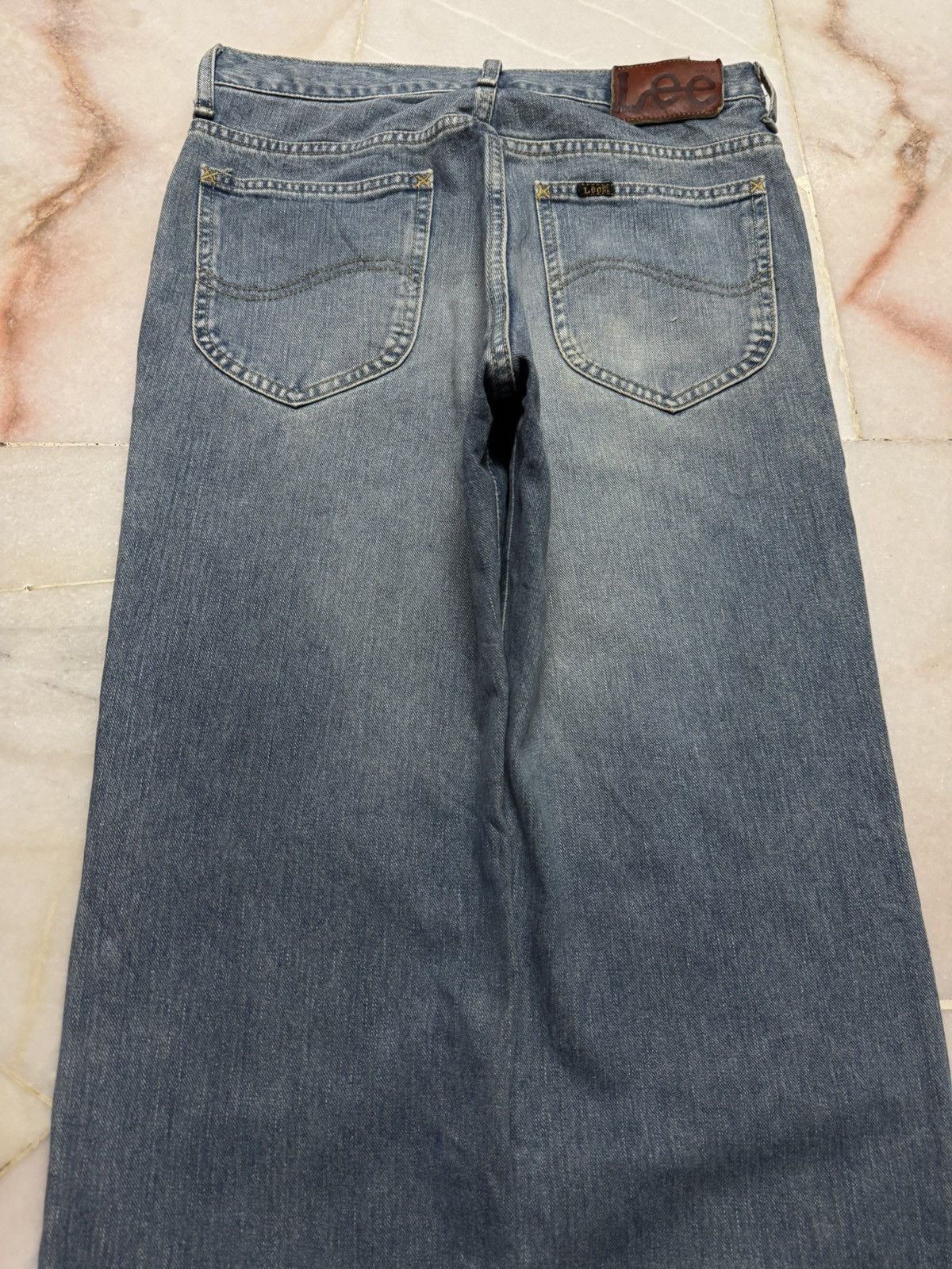 Lee 💥BAGGY💥90's LEE MUD WASHED HEAVYWEIGHT DENIM INSANE STYLE Size US 28 / EU 44 - 14 Thumbnail