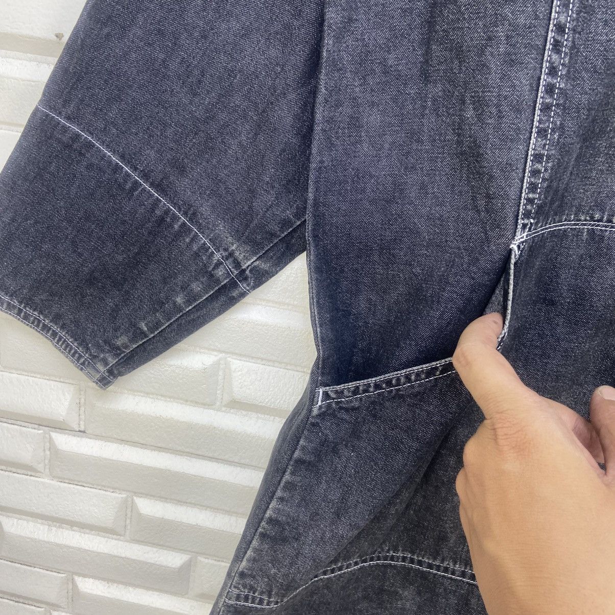 Issey Miyake Issey Miyake Soft Denim Workwear Style Jacket Size US M / EU 48-50 / 2 - 9 Thumbnail