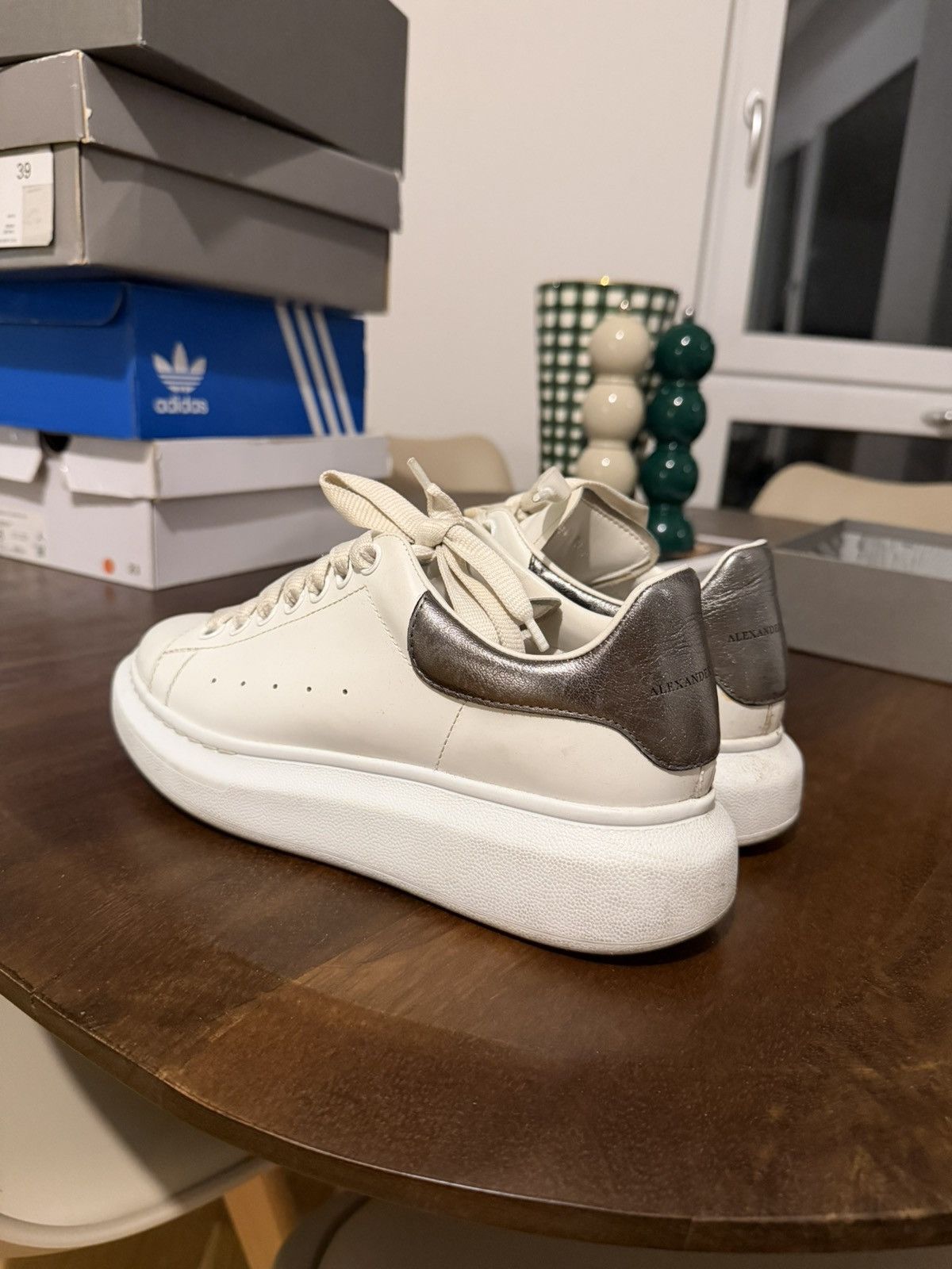 McQ Alexander McQueen MCQ ALL WHITE SNEAKERS Size US 8 / IT 38 - 1 Thumbnail